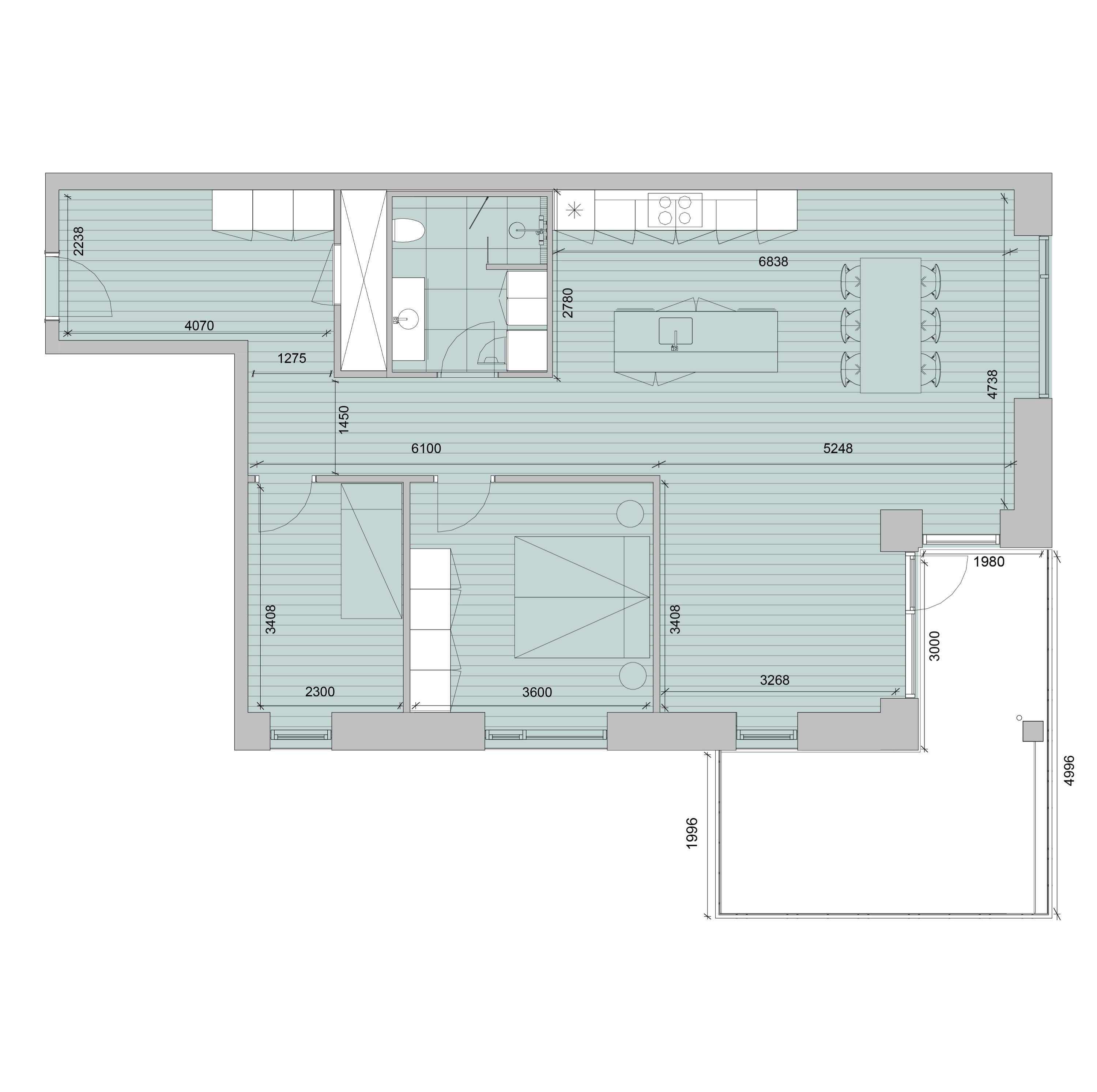 Plantegninger billede af Brøndumsvej 15-17, 3. A12., 8800 Viborg