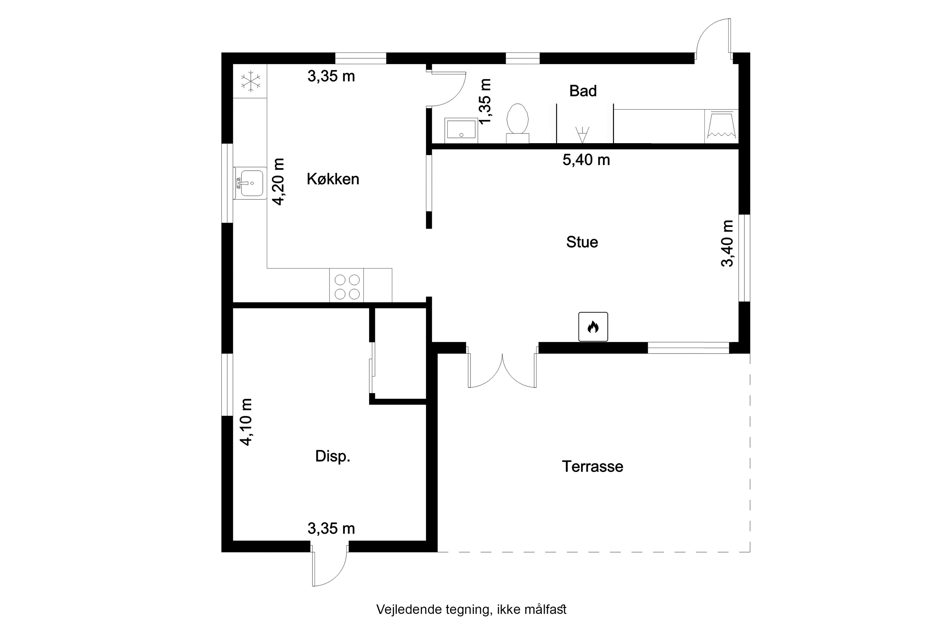 Plantegninger billede af Bjarkesvej 1, 2740 Skovlunde