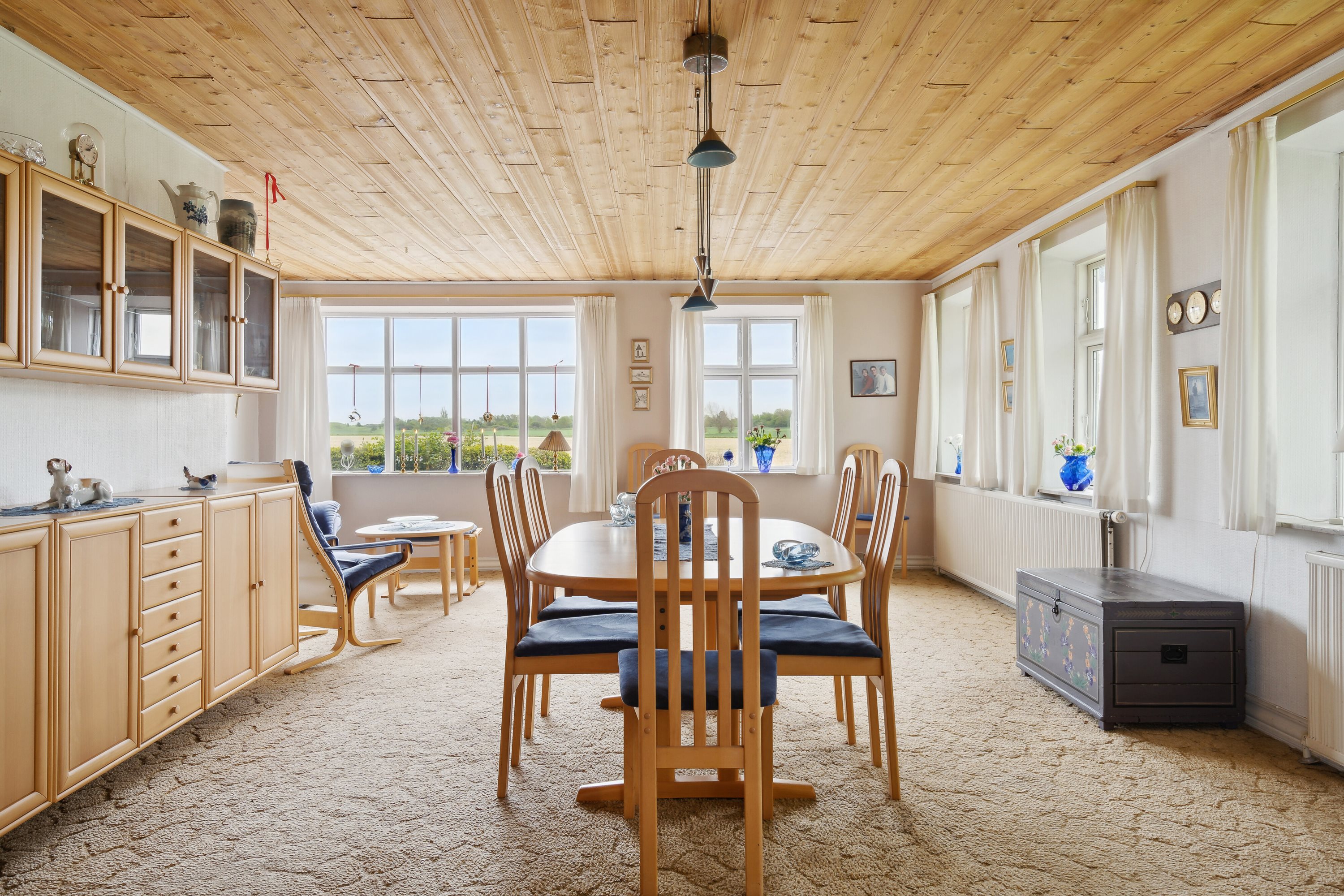 Fremhævet spisestue billede i fuldskærmstilstand. Billede af Slettens Landevej 15, V Egense, 5400 Bogense