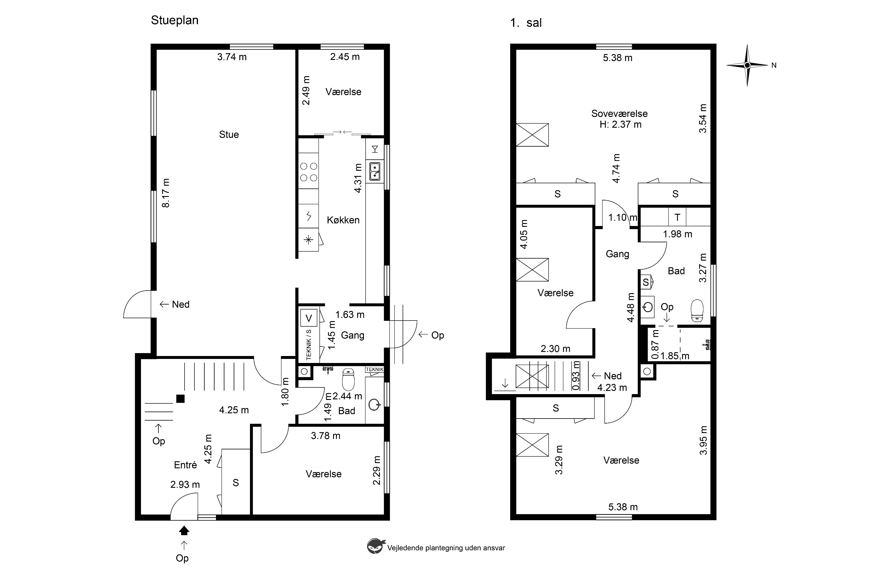 Plantegninger billede af Strandbakken 16, 2791 Dragør