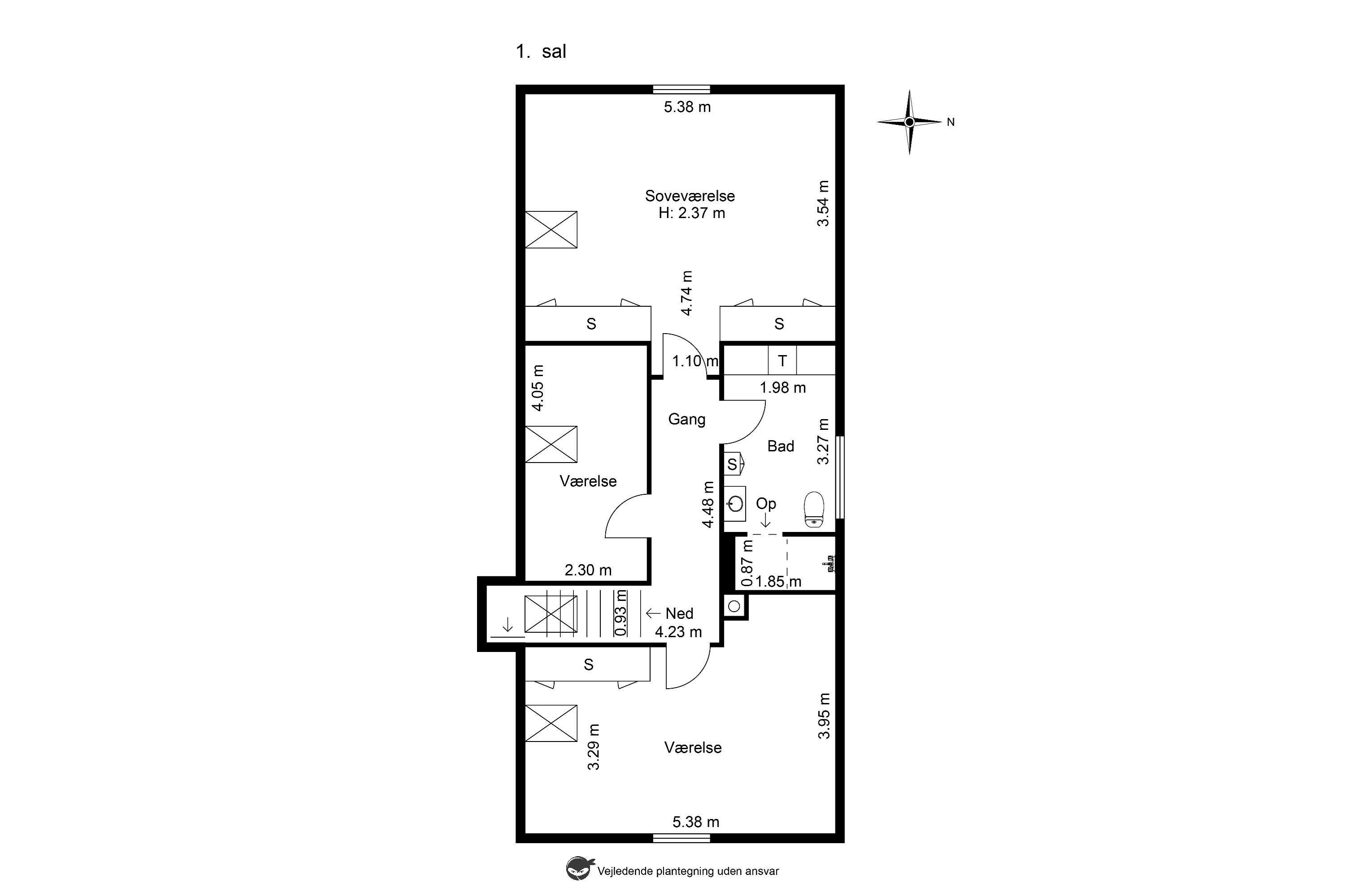 Plantegninger billede af Strandbakken 16, 2791 Dragør