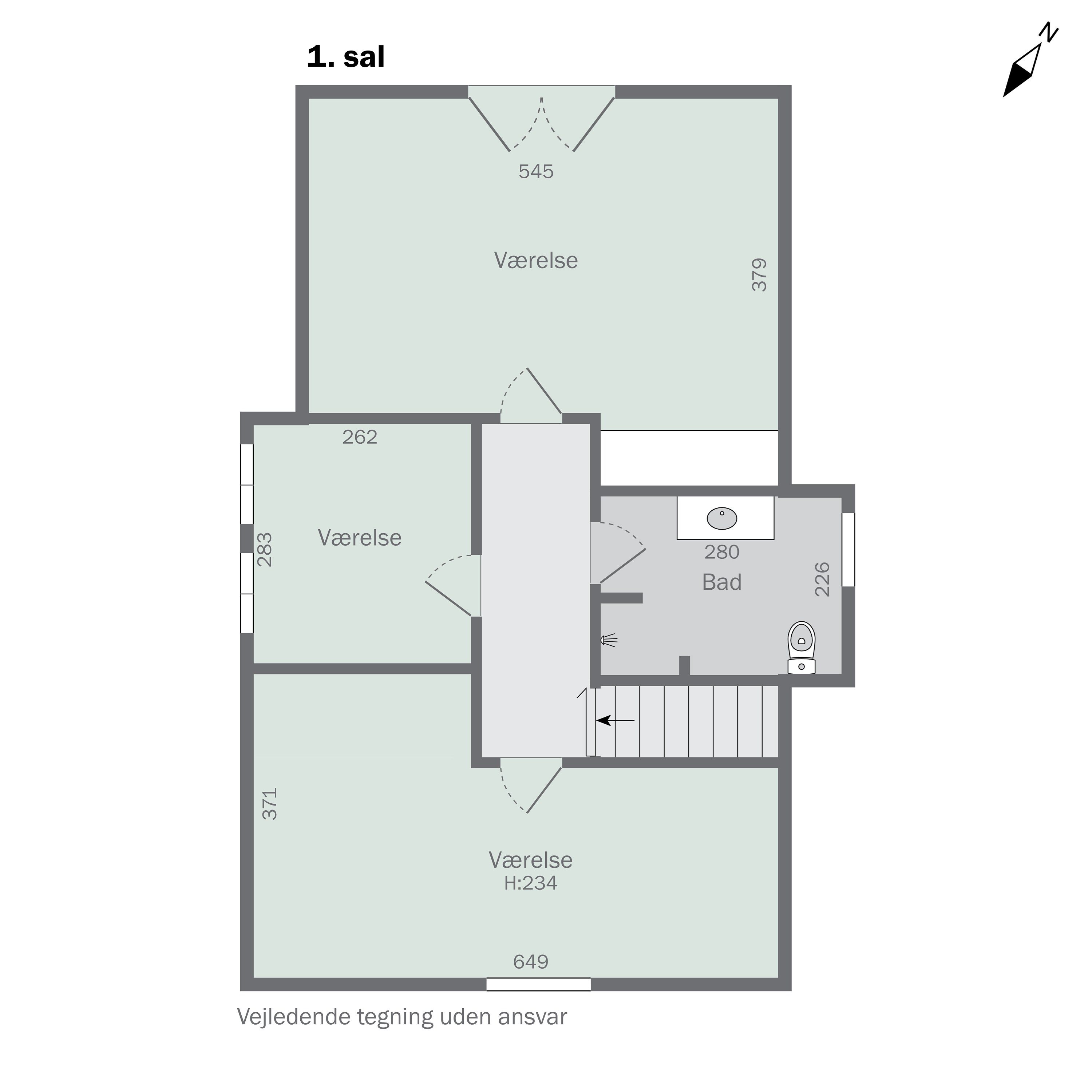 Plantegninger billede af Slettens Landevej 15, V Egense, 5400 Bogense