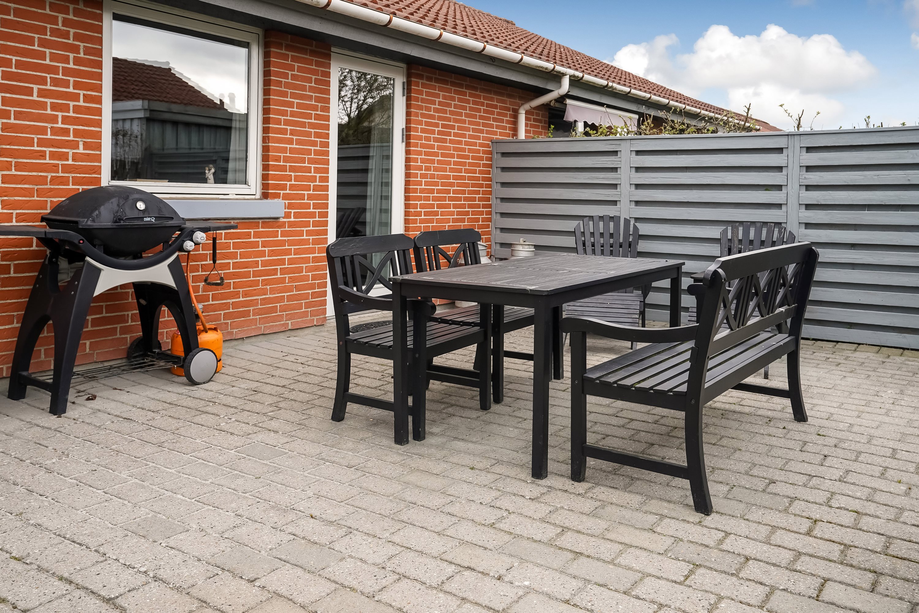 Fremhævet terrasse billede i fuldskærmstilstand. Billede af Toftekær 61B, 5471 Søndersø