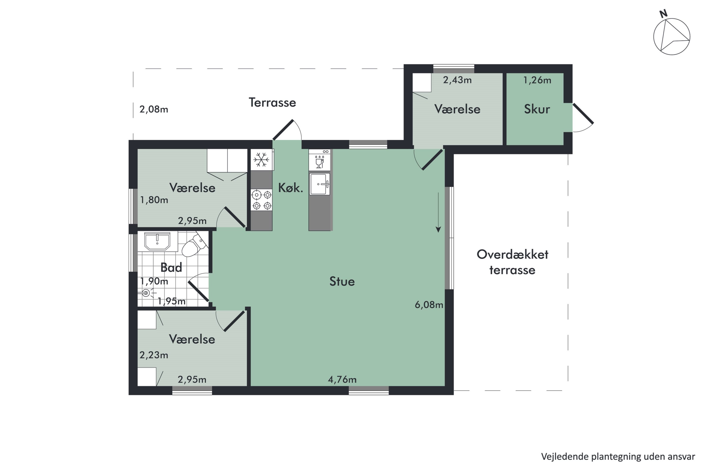 Plantegninger billede af Stranddalen 135, Eskov, 7870 Roslev