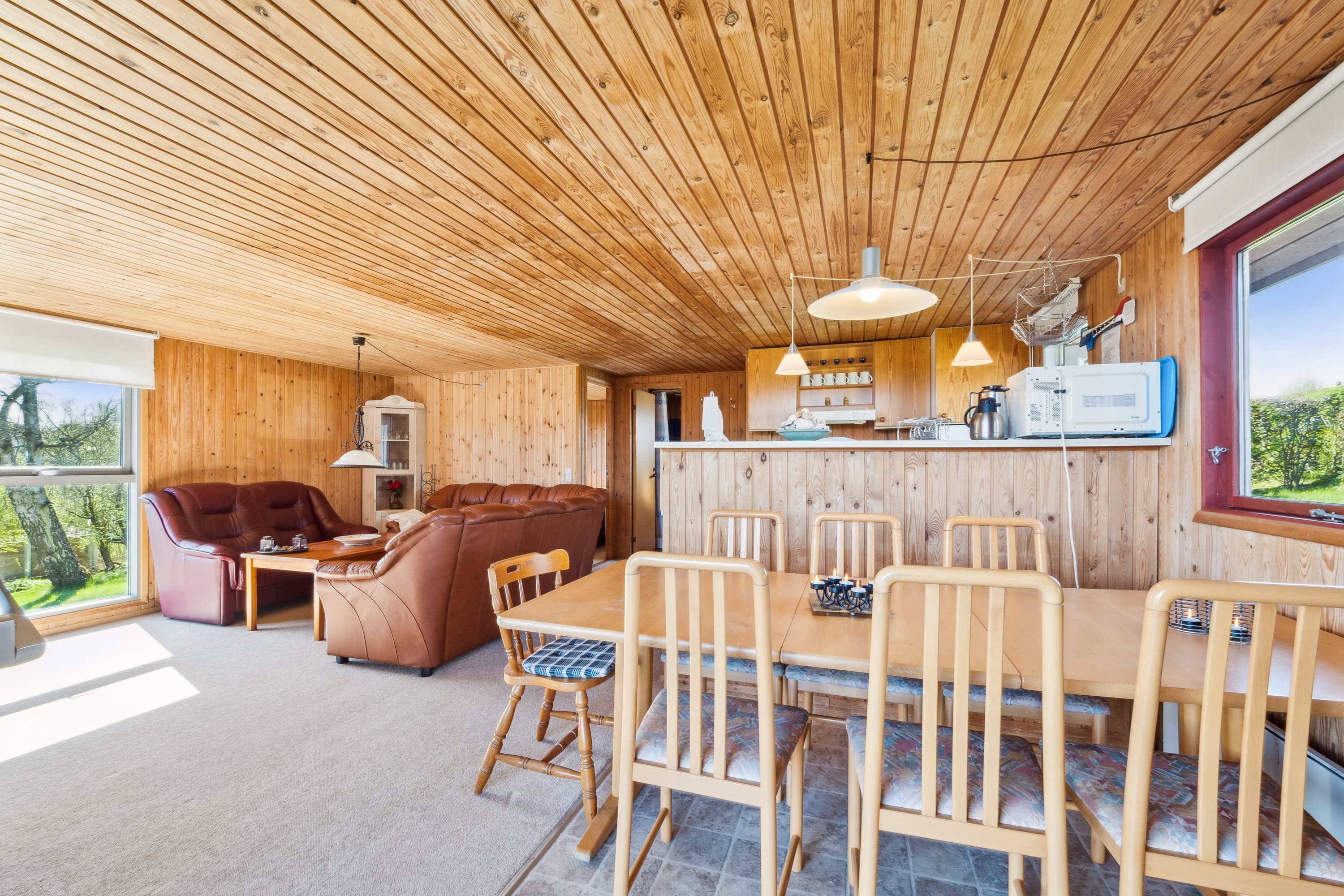 Fremhævet stue billede i fuldskærmstilstand. Billede af Stranddalen 135, Eskov, 7870 Roslev