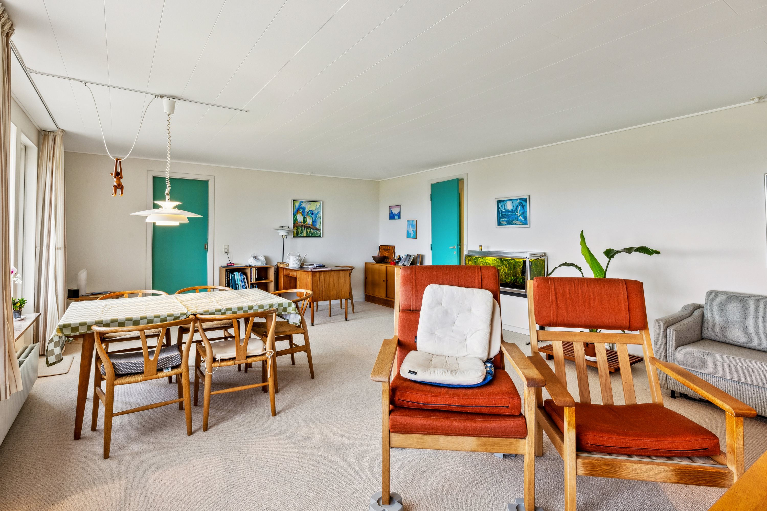 Fremhævet stue billede i fuldskærmstilstand. Billede af Baunevænget 14, 8410 Rønde