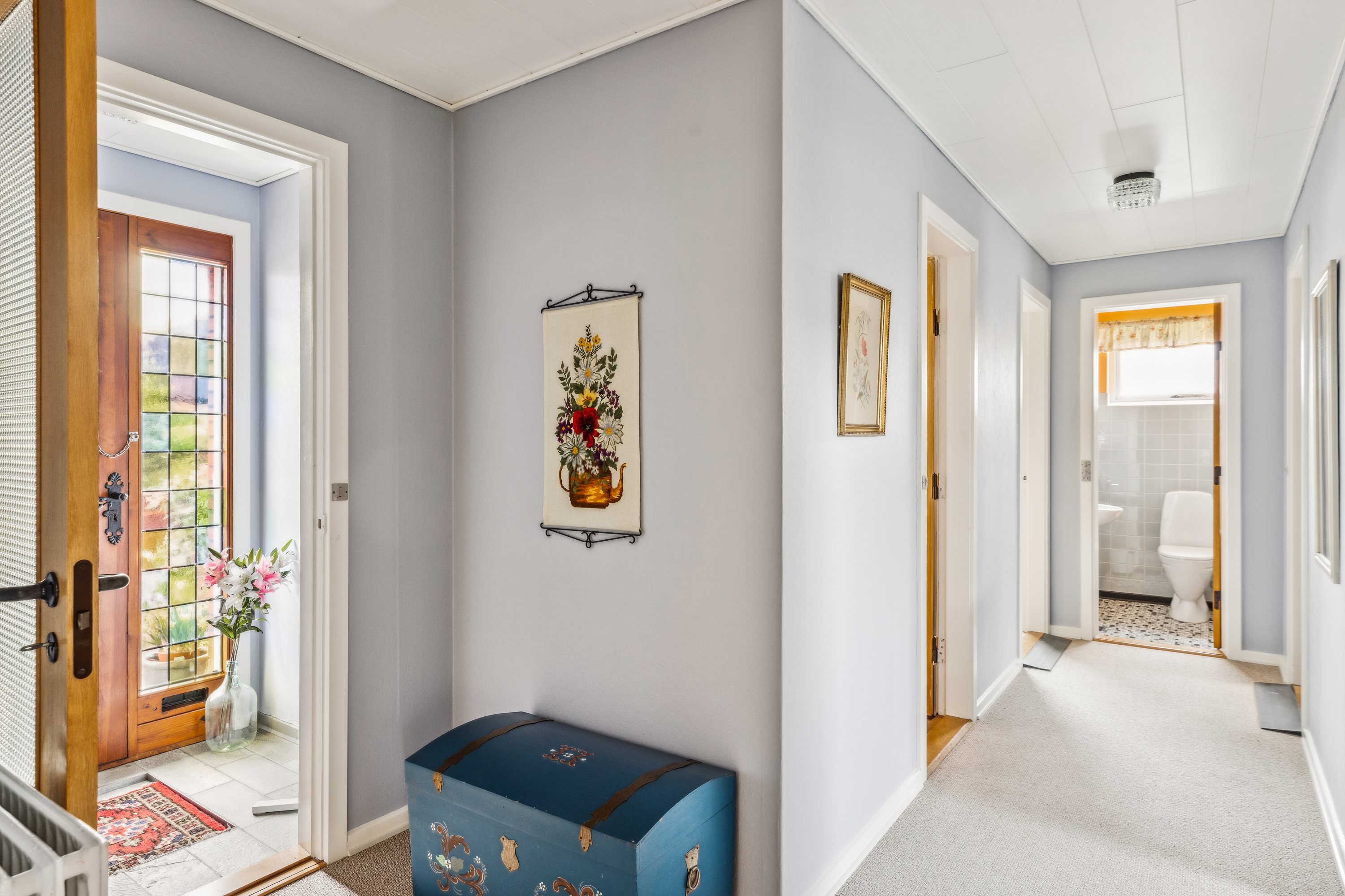 Fremhævet entré billede i fuldskærmstilstand. Billede af Drosselvænget 1, 6760 Ribe