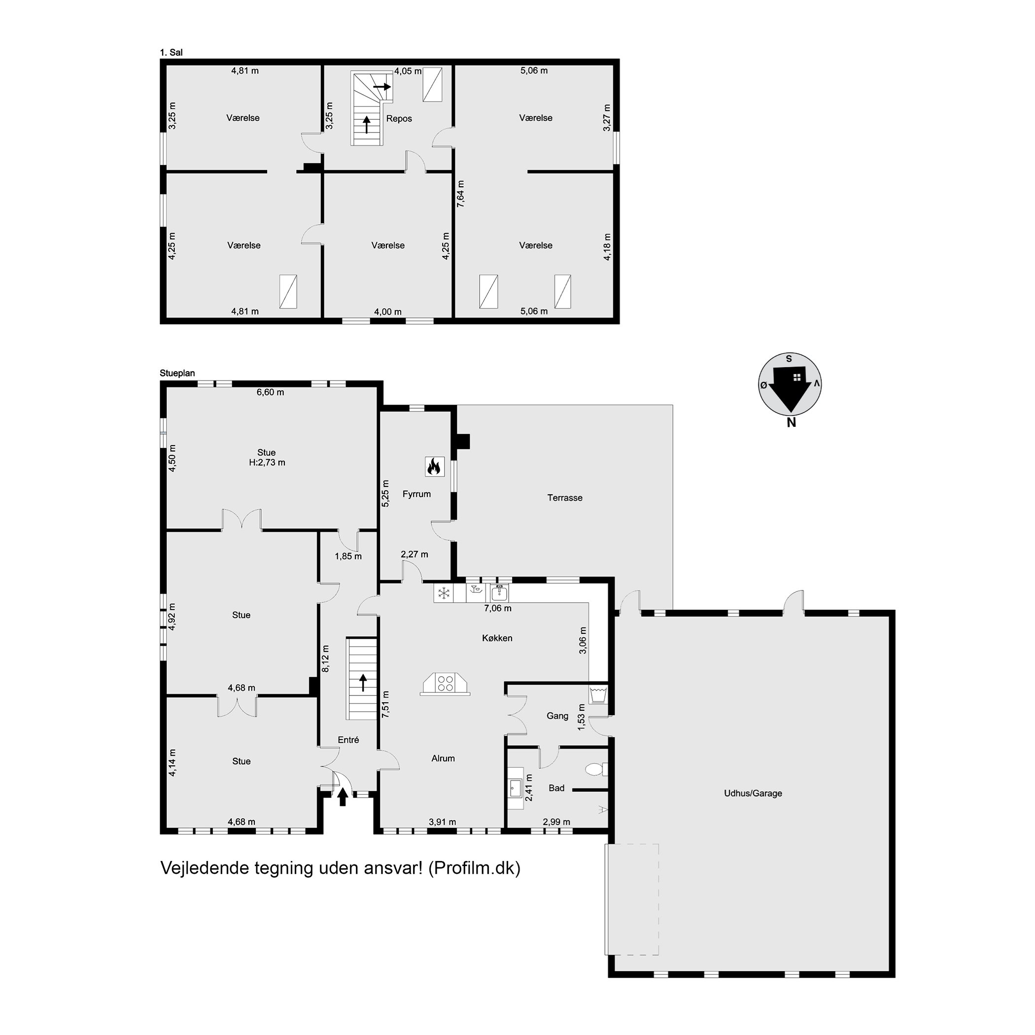 Plantegninger billede af Favrvrå Bygade 23, 6070 Christiansfeld