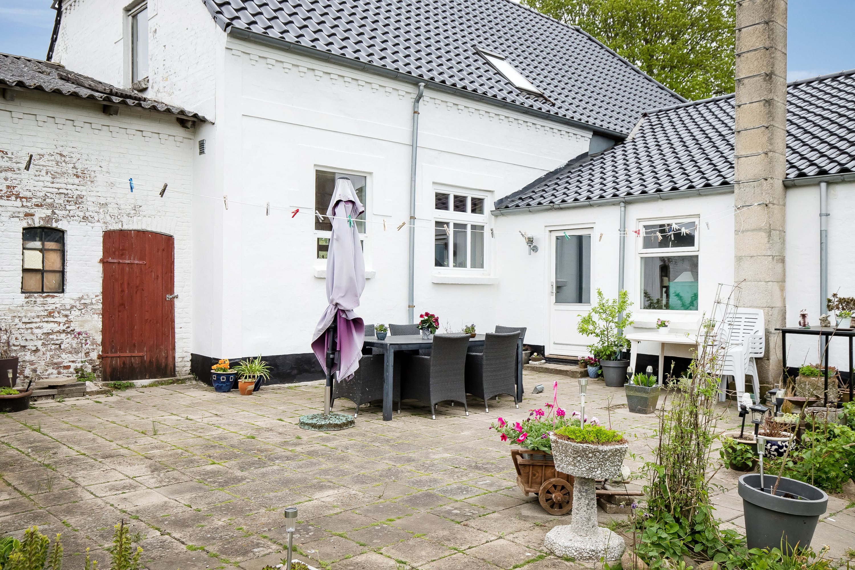 Fremhævet terrasse billede i fuldskærmstilstand. Billede af Favrvrå Bygade 23, 6070 Christiansfeld