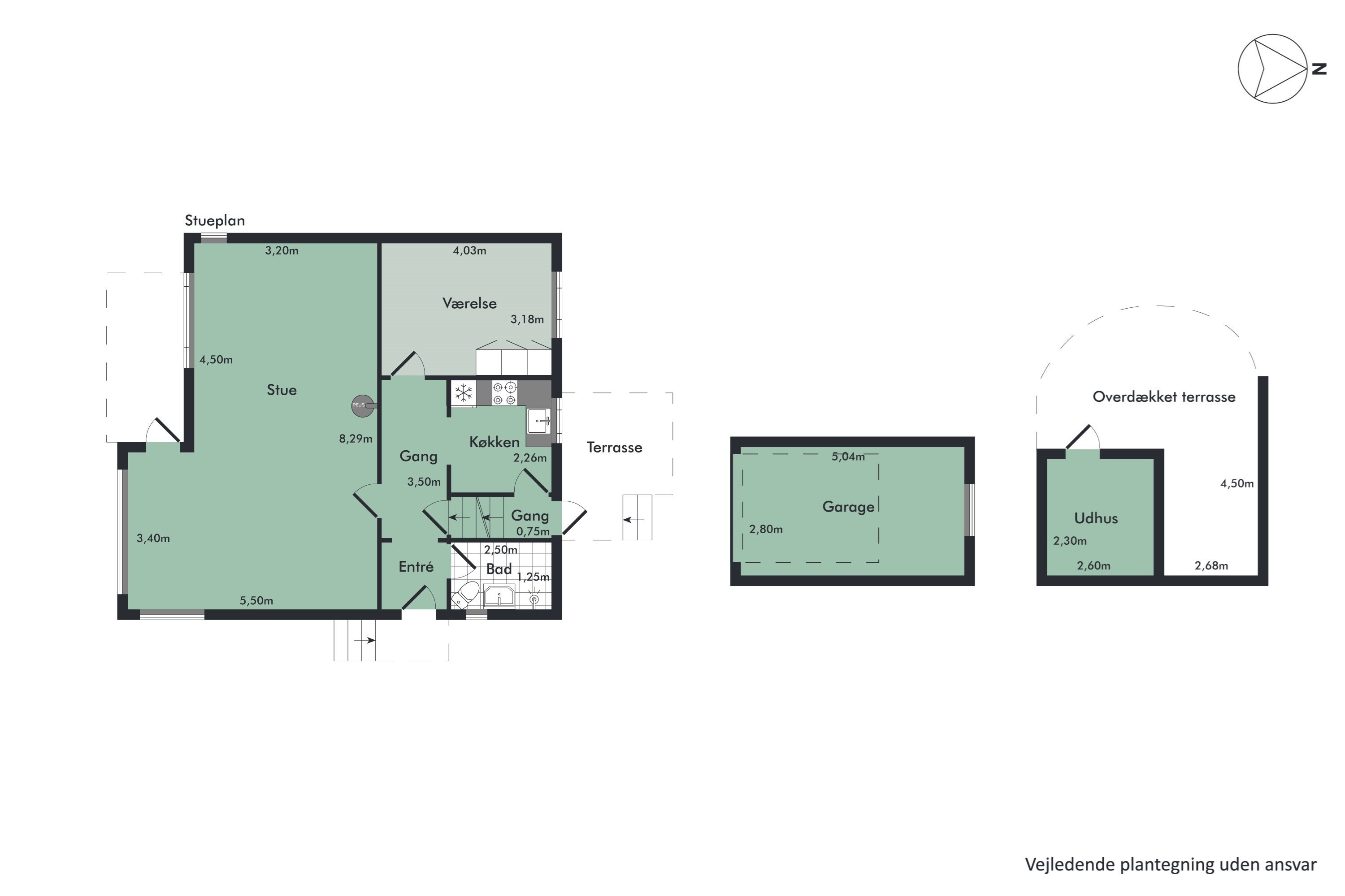 Plantegninger billede af Toftevej 22, 9400 Nørresundby
