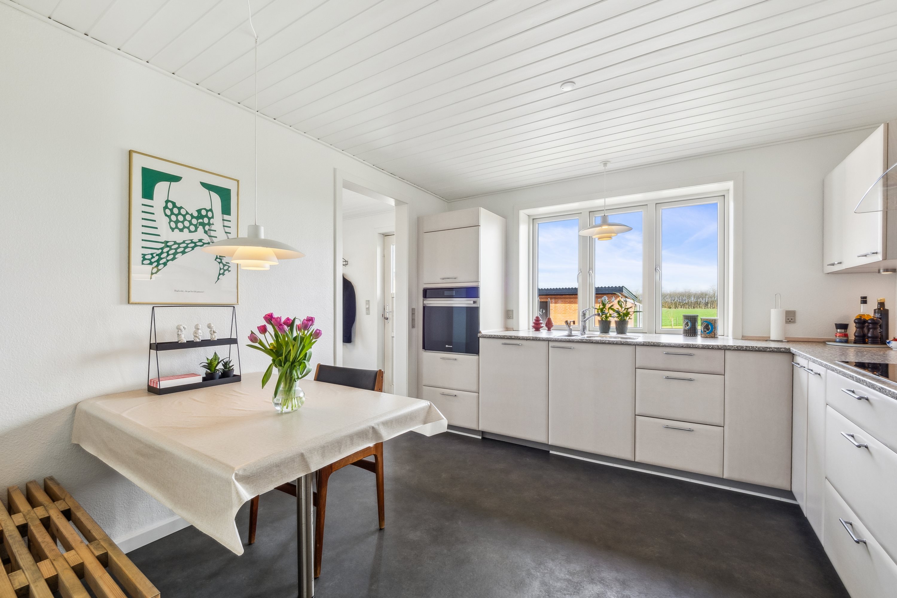 Fremhævet køkken billede i fuldskærmstilstand. Billede af Aakjærsvej 57, Ø. Lyby, 7870 Roslev