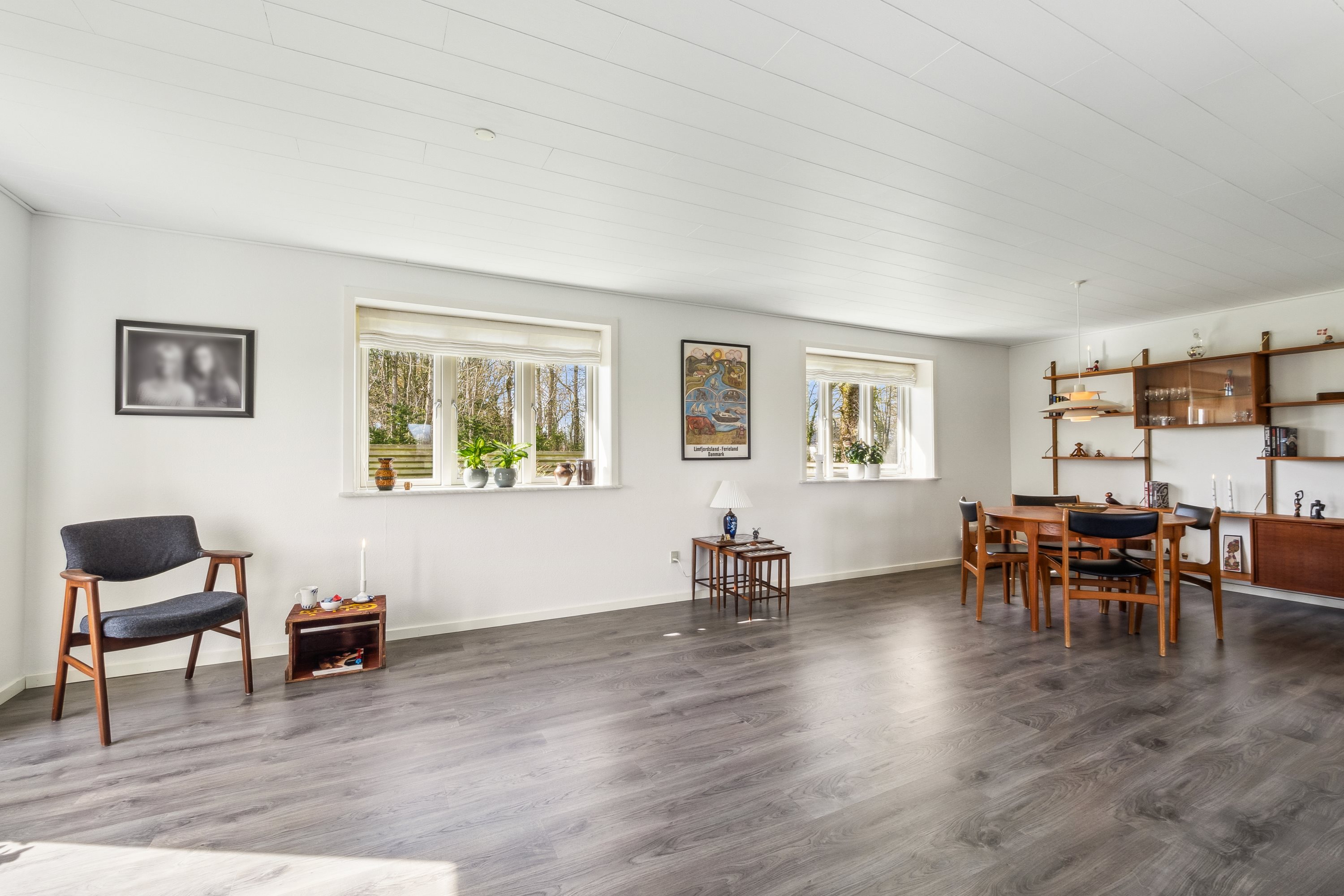 Fremhævet stue billede i fuldskærmstilstand. Billede af Aakjærsvej 57, Ø. Lyby, 7870 Roslev