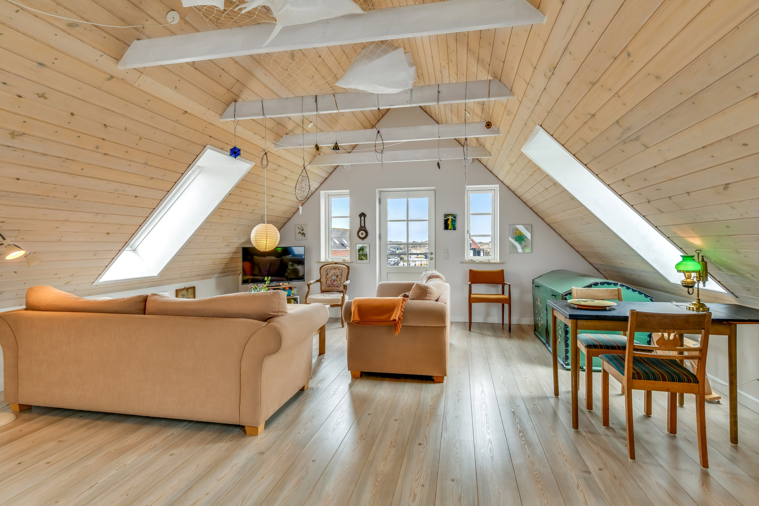 Fremhævet stue billede i fuldskærmstilstand. Billede af Spelmanns Toft 11, 6720 Fanø