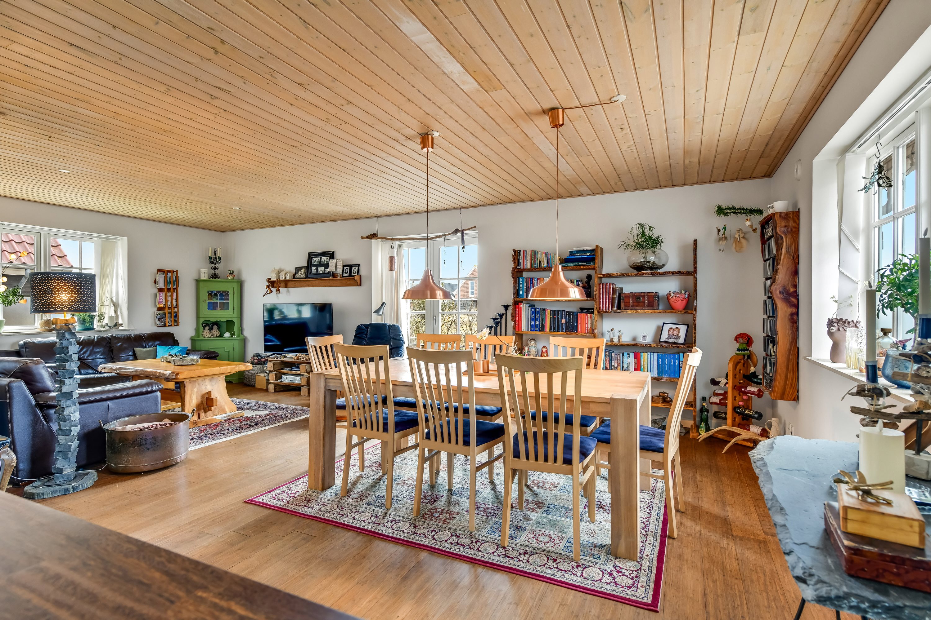 Fremhævet stue billede i fuldskærmstilstand. Billede af Spelmanns Toft 11, 6720 Fanø