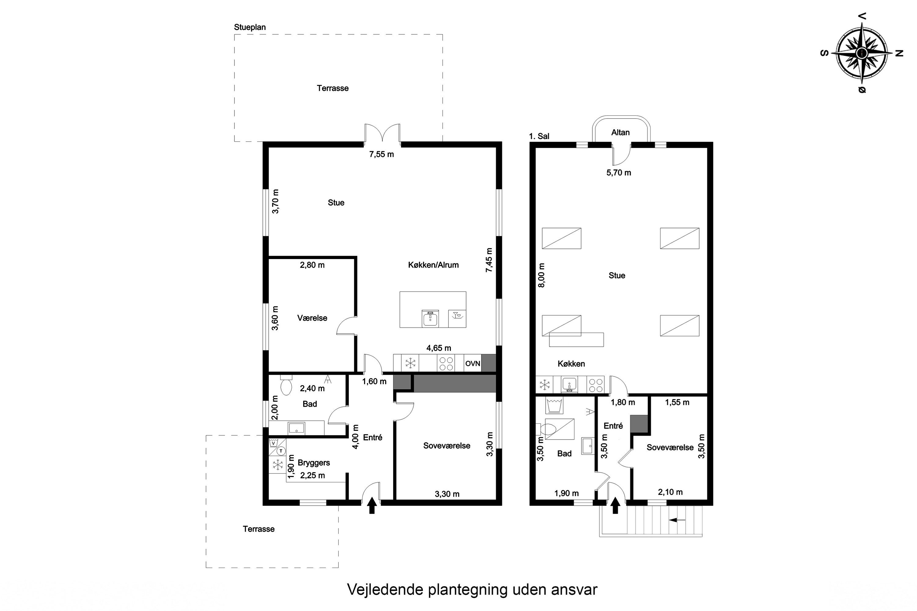 Plantegninger billede af Spelmanns Toft 11, 6720 Fanø
