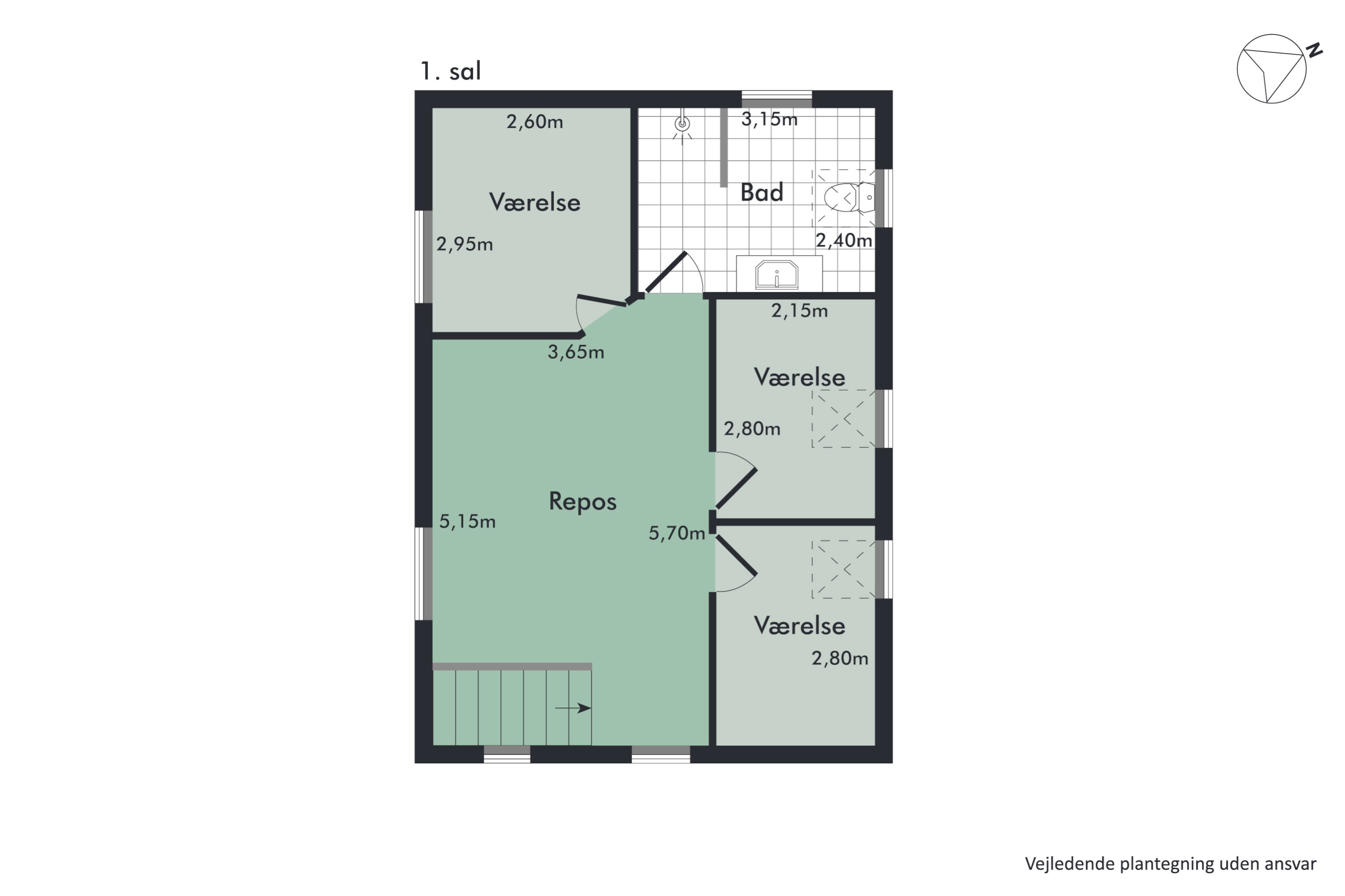 Plantegninger billede af Bagerstræde 8, Sebbersund, 9240 Nibe