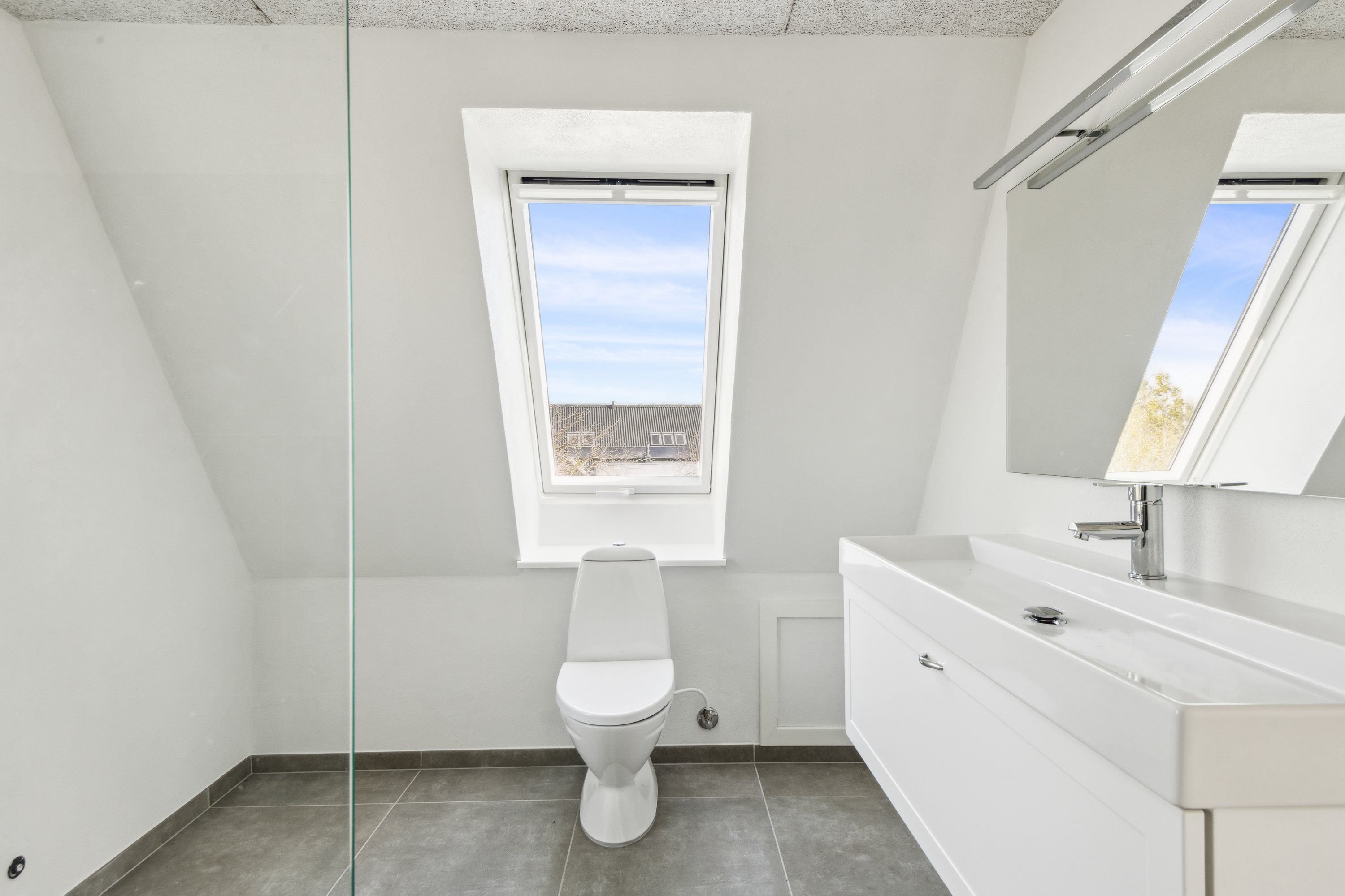 Fremhævet badeværelse billede i fuldskærmstilstand. Billede af Bagerstræde 8, Sebbersund, 9240 Nibe