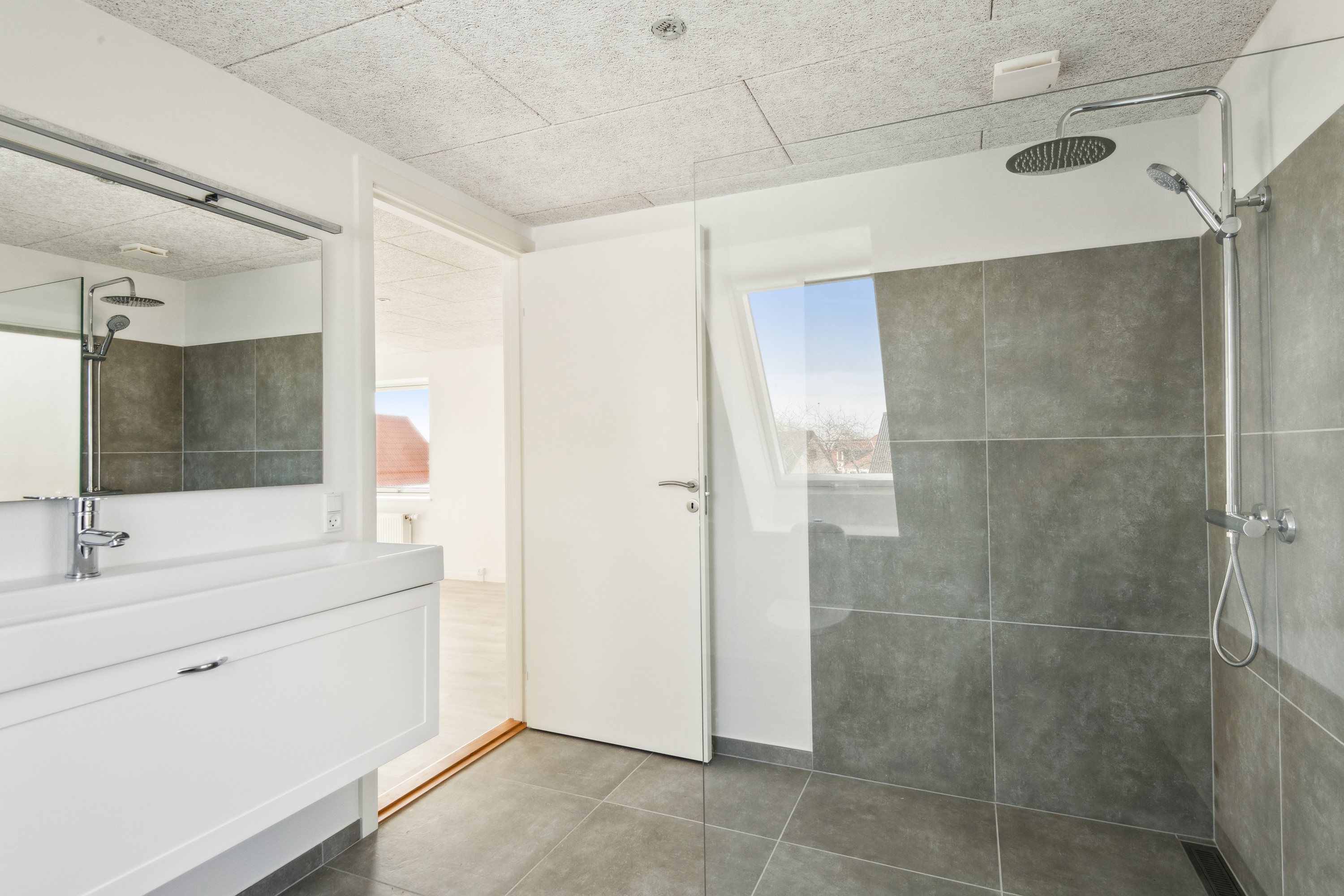 Fremhævet badeværelse billede i fuldskærmstilstand. Billede af Bagerstræde 8, Sebbersund, 9240 Nibe