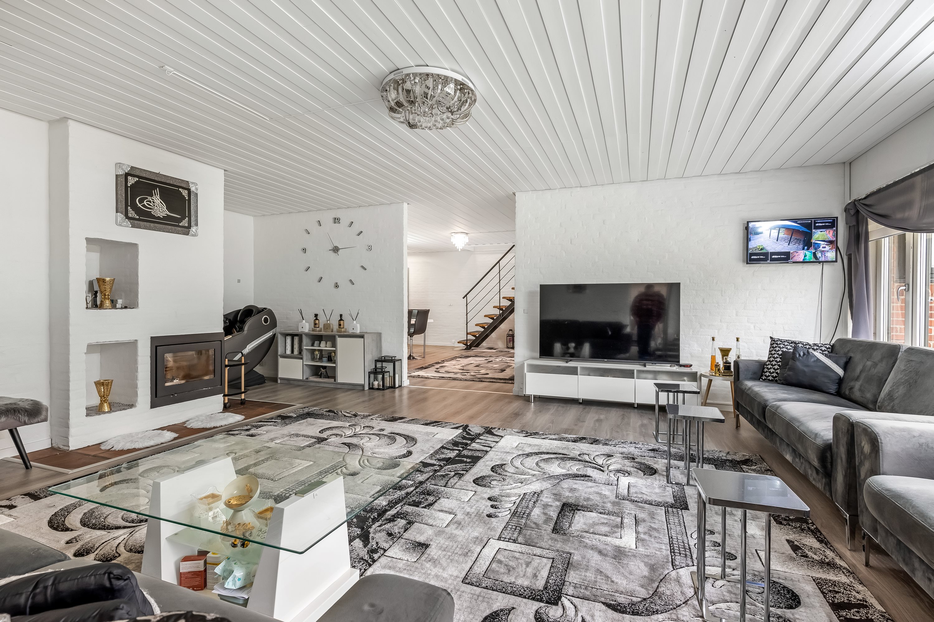 Fremhævet stue billede i fuldskærmstilstand. Billede af P O Pedersens Vej 41, 7500 Holstebro