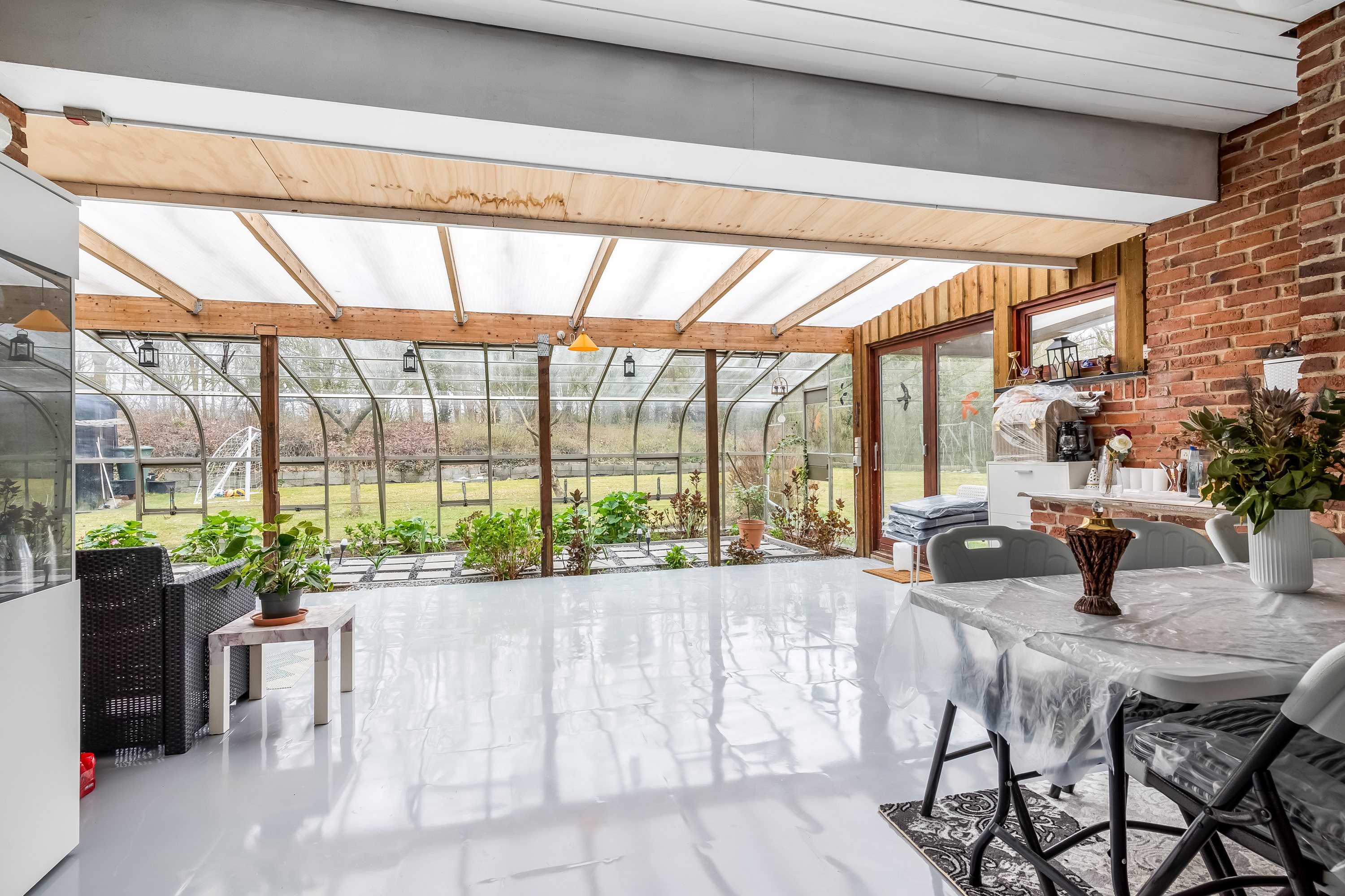 Fremhævet udestue billede i fuldskærmstilstand. Billede af P O Pedersens Vej 41, 7500 Holstebro