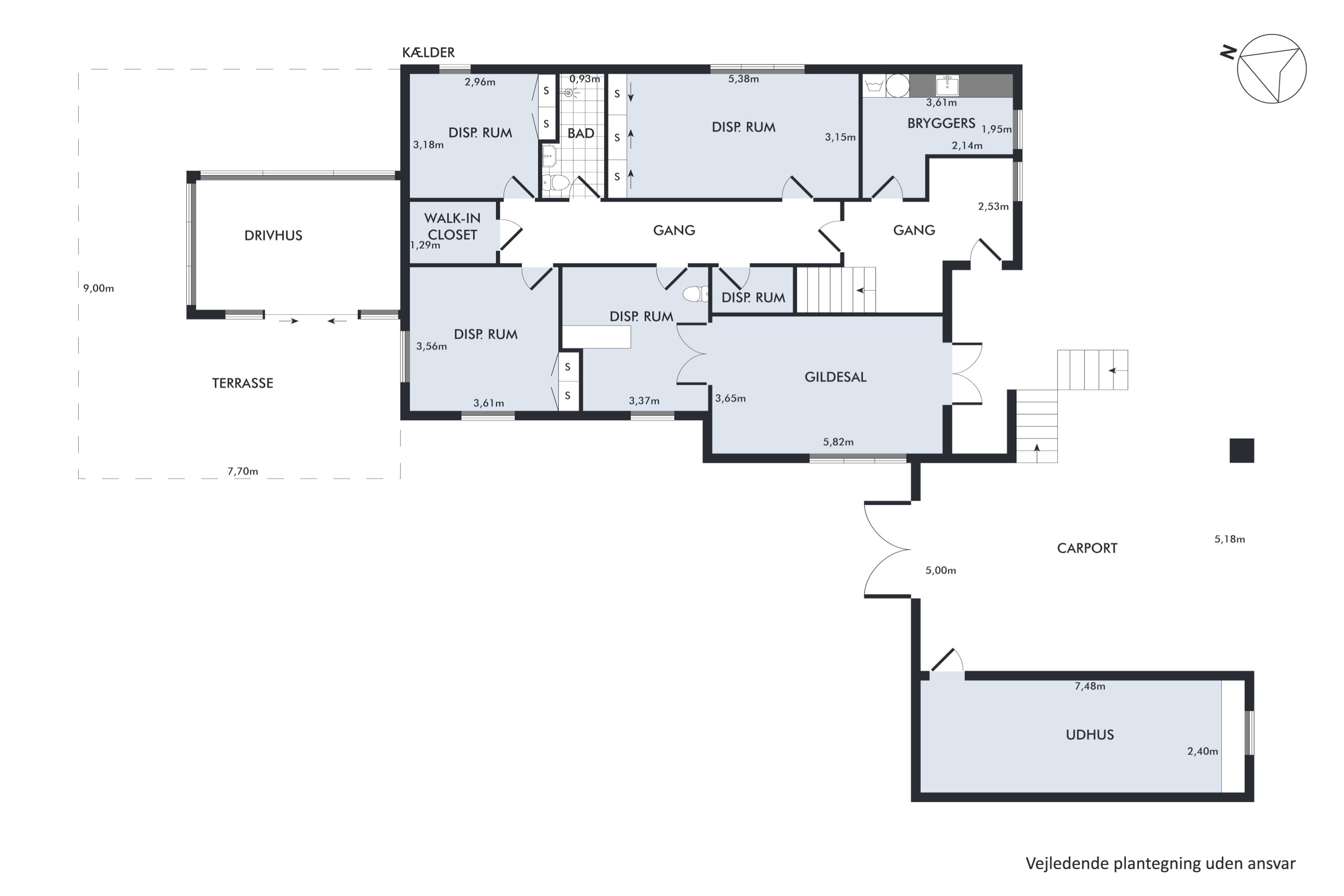 Plantegninger billede af Bøgevej 6, 9460 Brovst