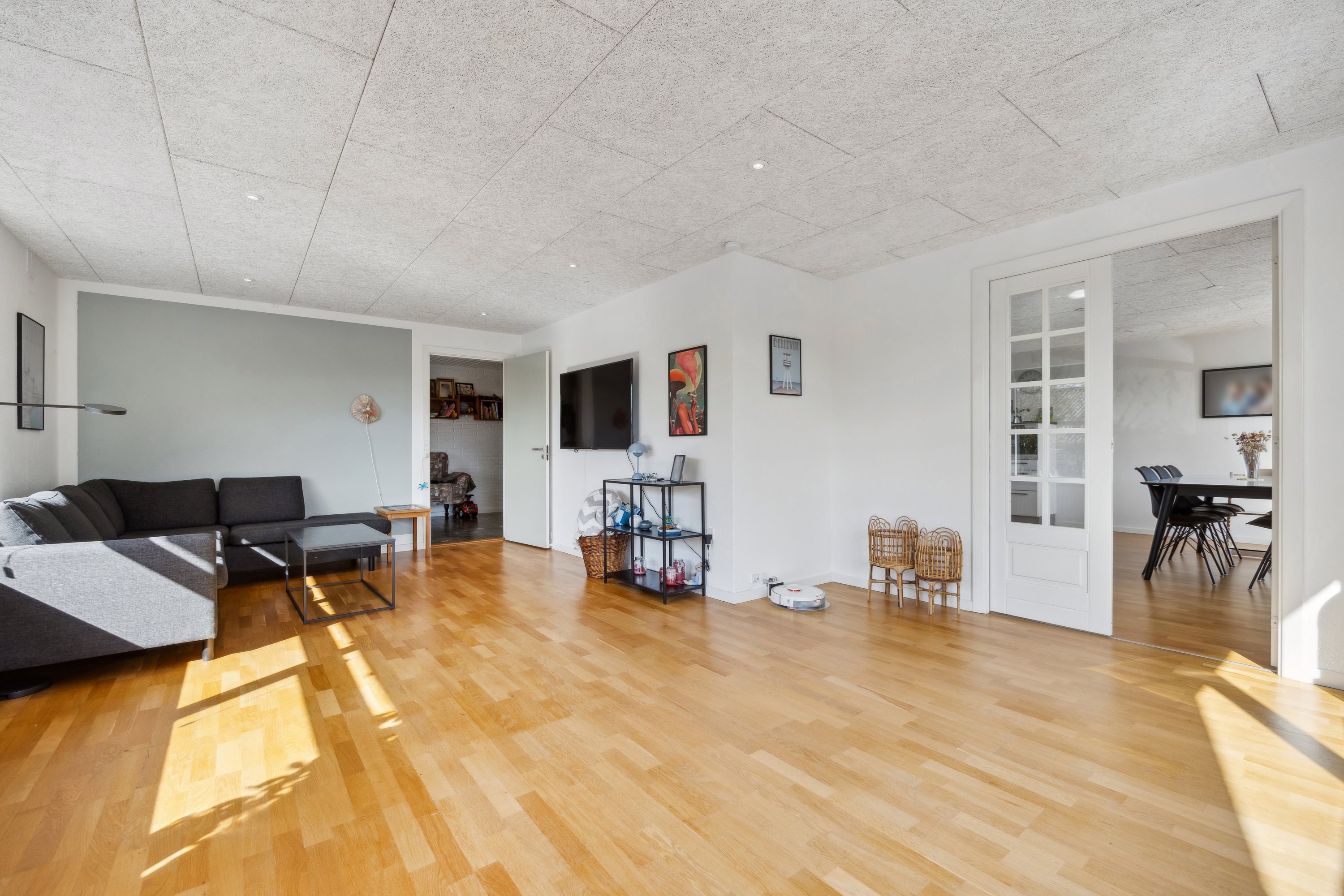 Fremhævet stue billede i fuldskærmstilstand. Billede af Bøgevej 6, 9460 Brovst