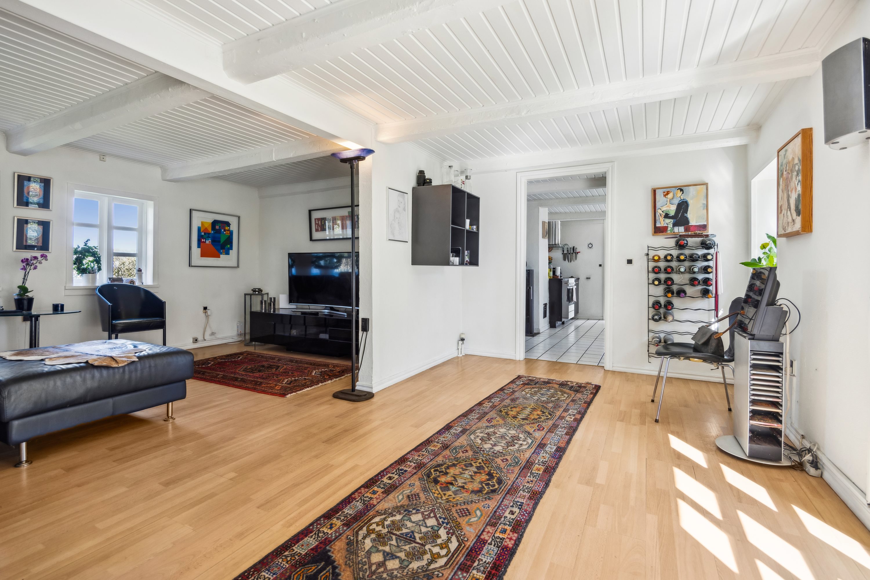 Fremhævet stue billede i fuldskærmstilstand. Billede af Rørholtvej 72, Ulsted, 9370 Hals