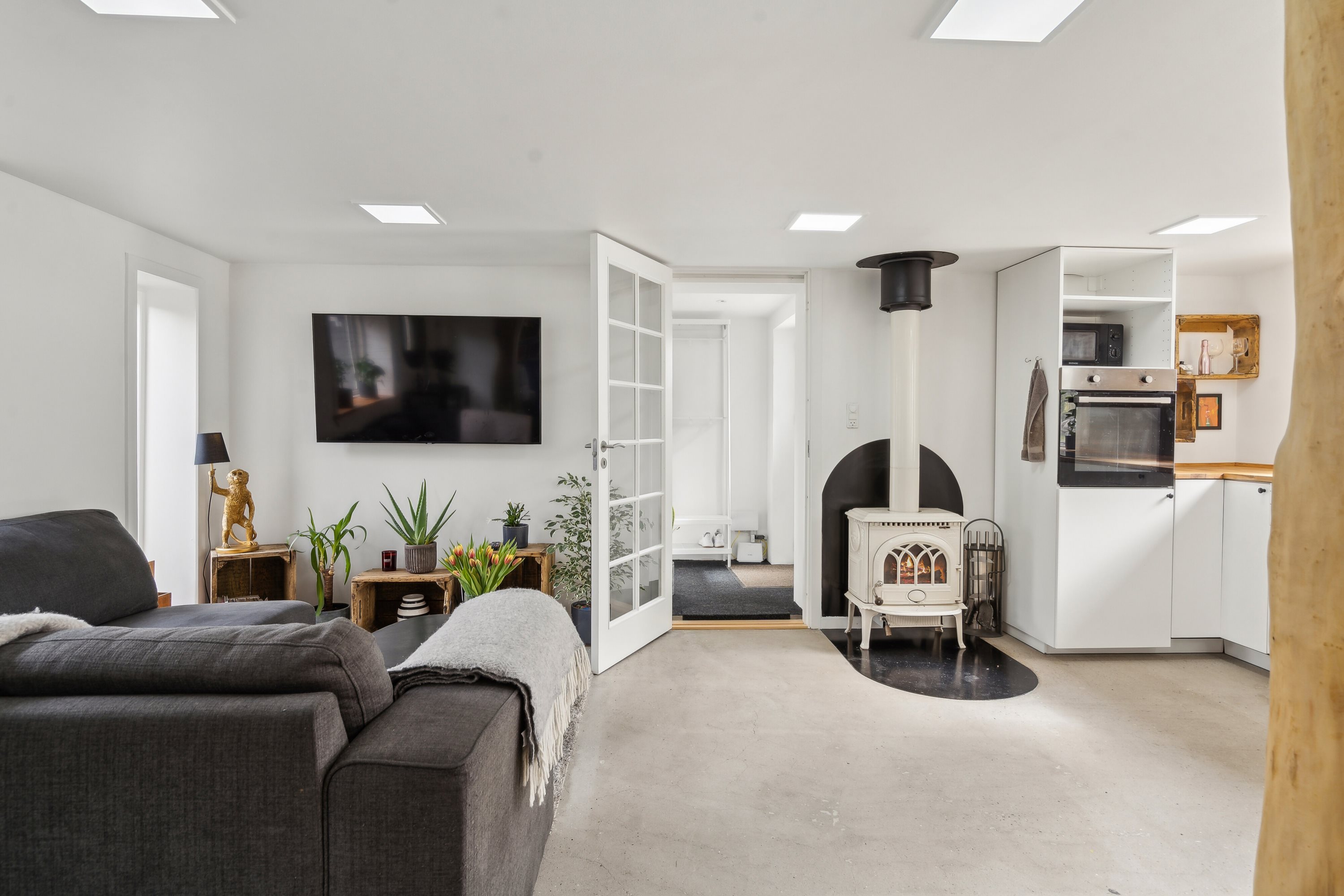 Fremhævet stue billede i fuldskærmstilstand. Billede af Kirkevej 1, Særslev, 5471 Søndersø