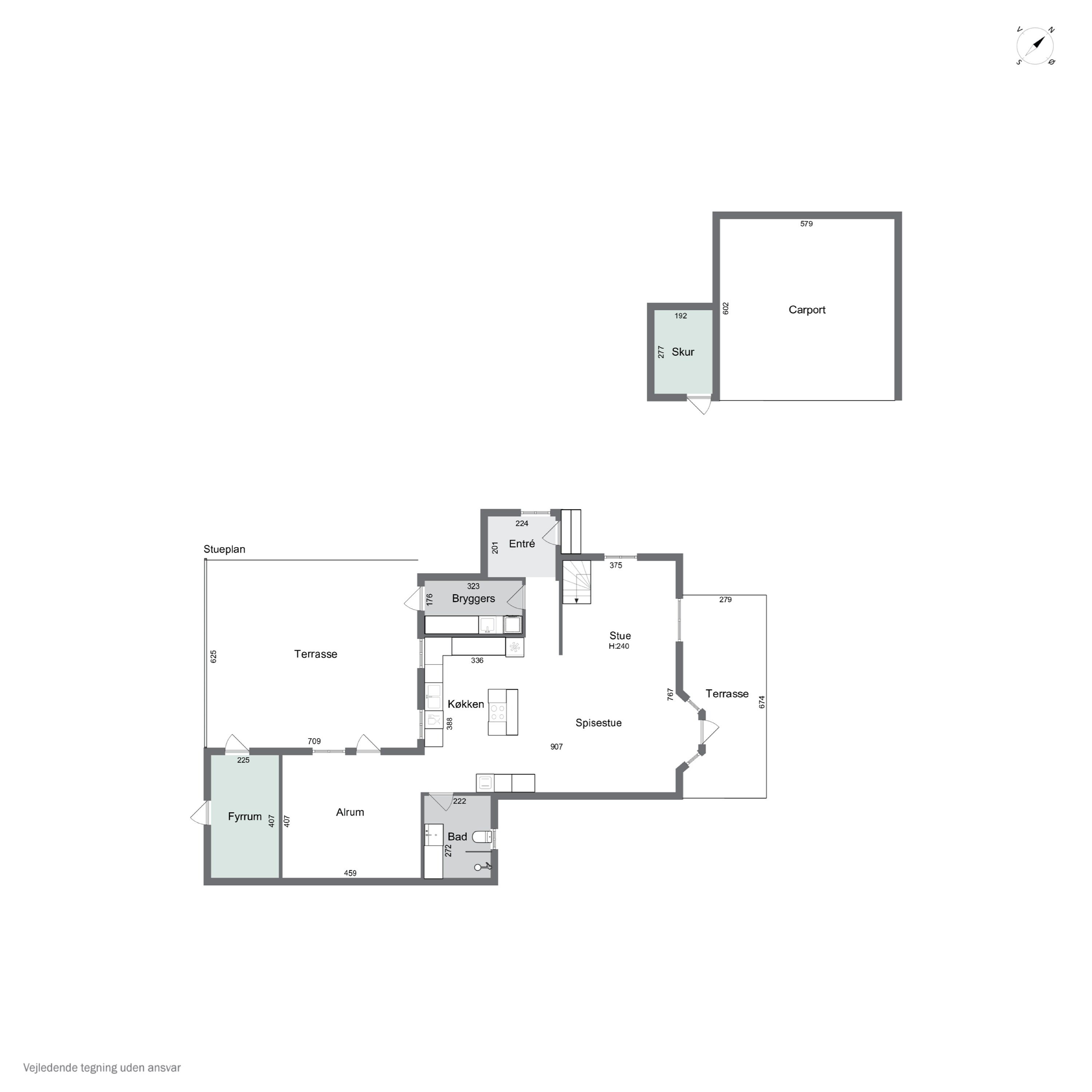 Plantegninger billede af Bülowsvej 15, 4230 Skælskør