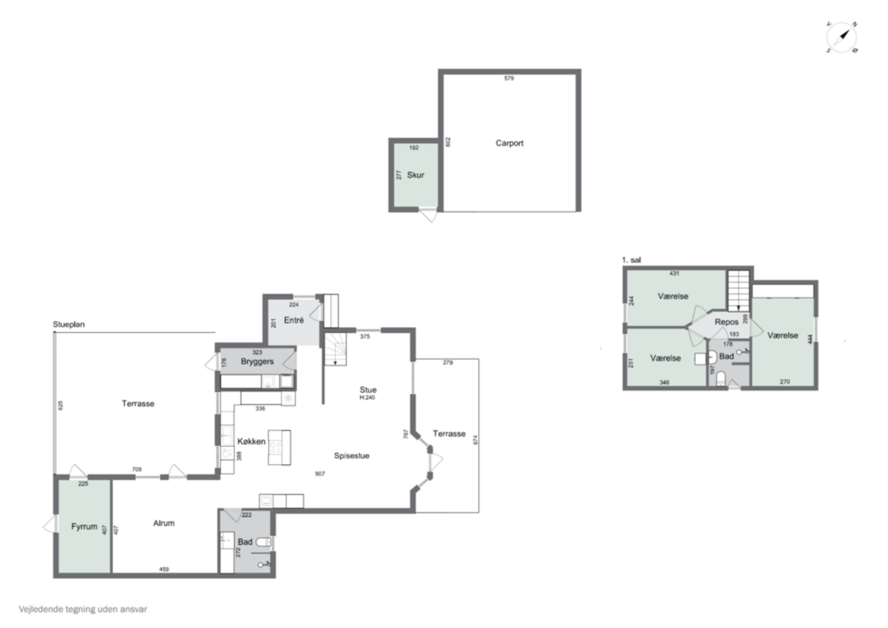 Plantegninger billede af Bülowsvej 15, 4230 Skælskør
