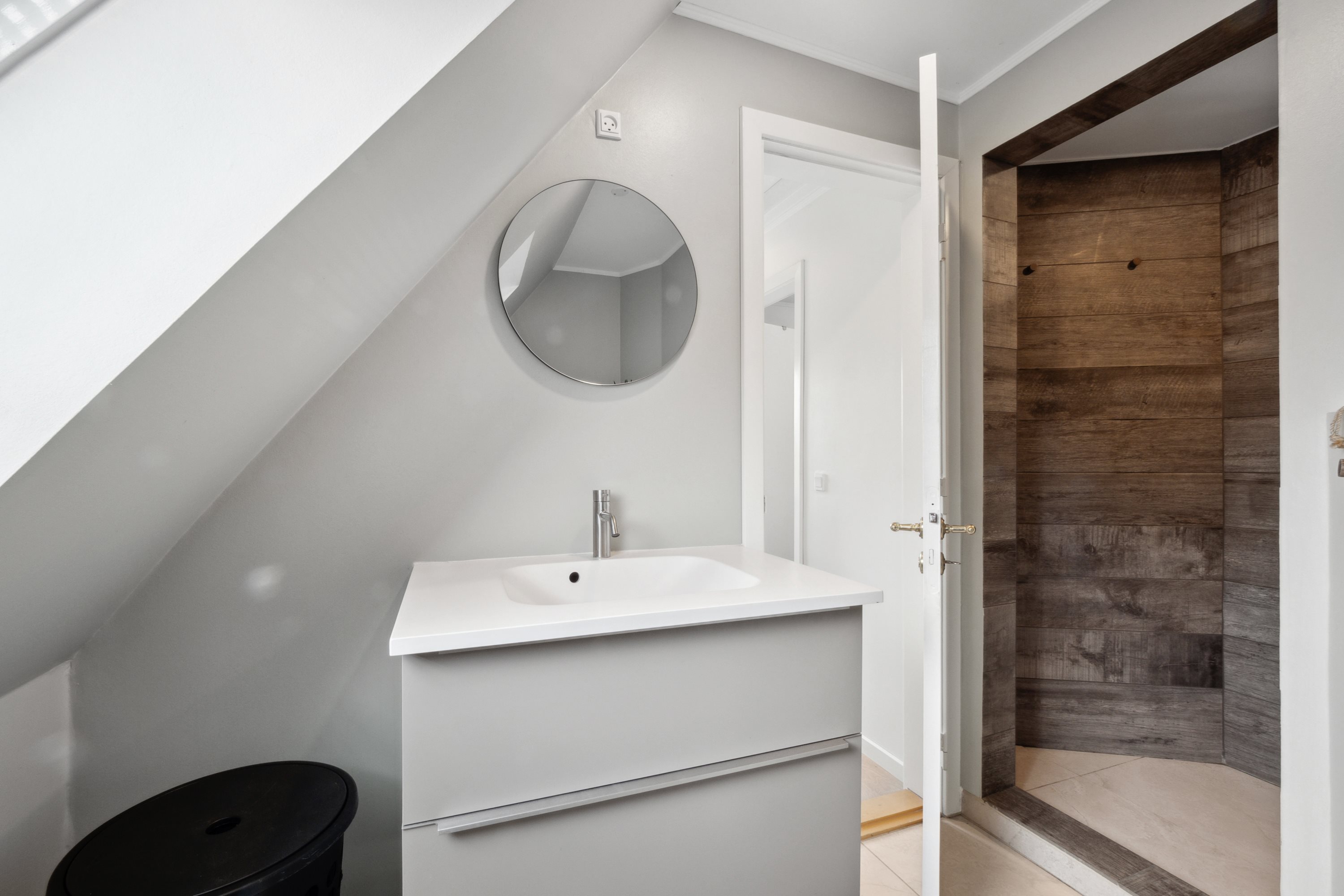 Fremhævet badeværelse billede i fuldskærmstilstand. Billede af Gyvelvej 2, 8800 Viborg