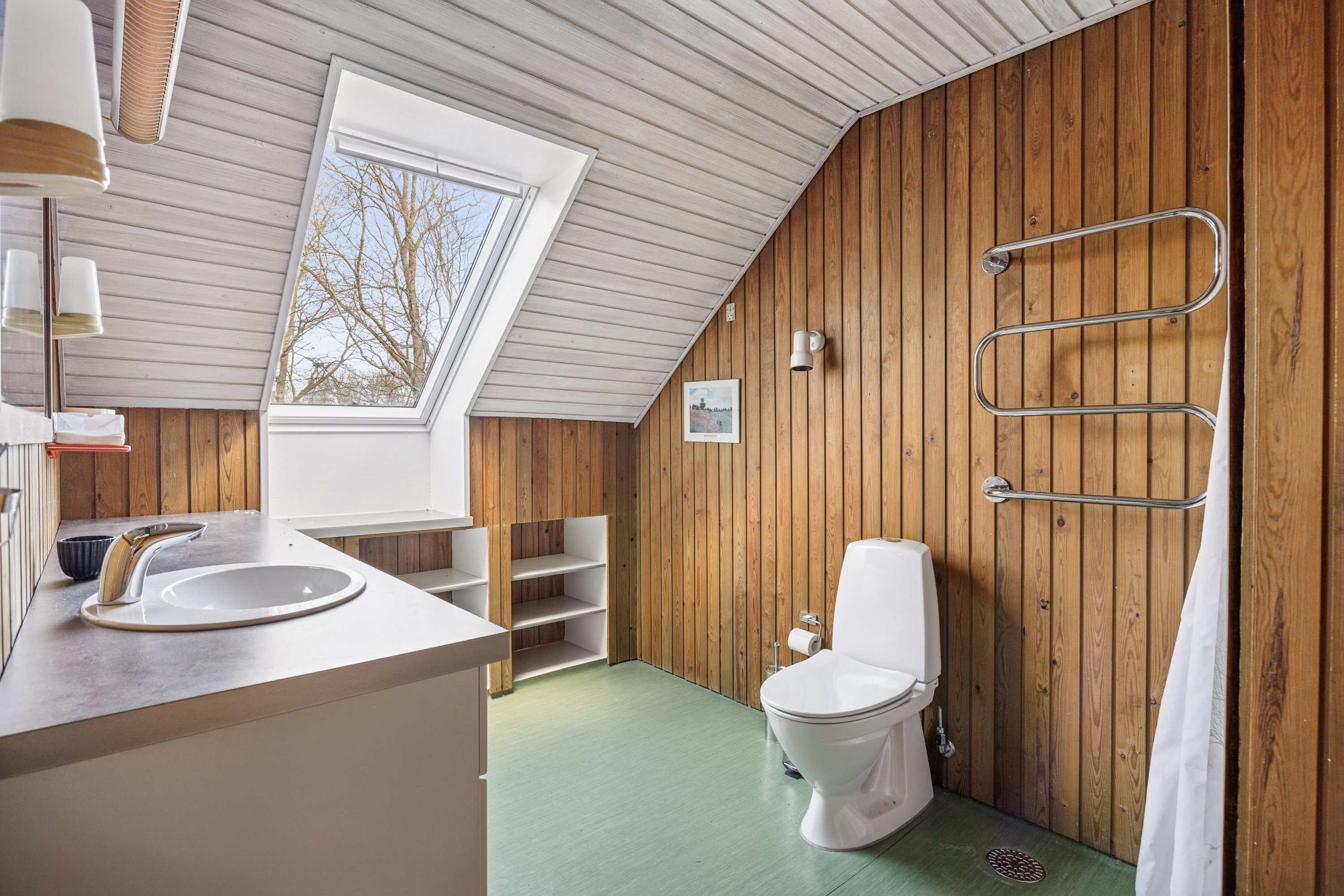 Fremhævet badeværelse billede i fuldskærmstilstand. Billede af Gl Fjellerupvej 21, Rygårde, 8961 Allingåbro