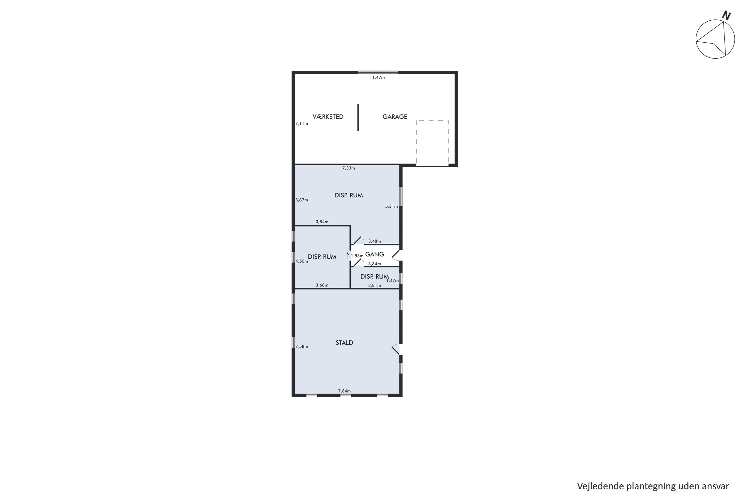 Plantegninger billede af Gl Fjellerupvej 21, Rygårde, 8961 Allingåbro