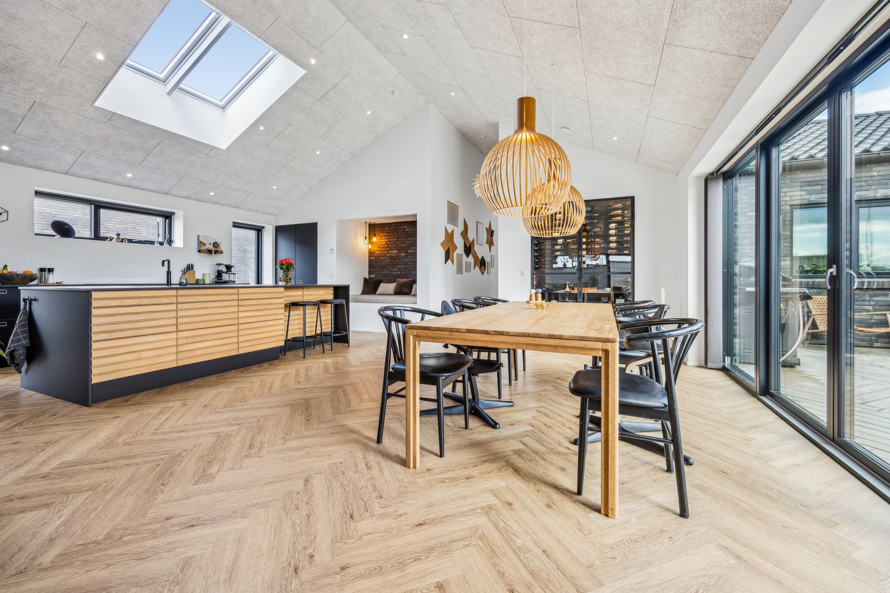 Fremhævet stue billede i fuldskærmstilstand. Billede af Solhvervs Alle 5, 9440 Aabybro