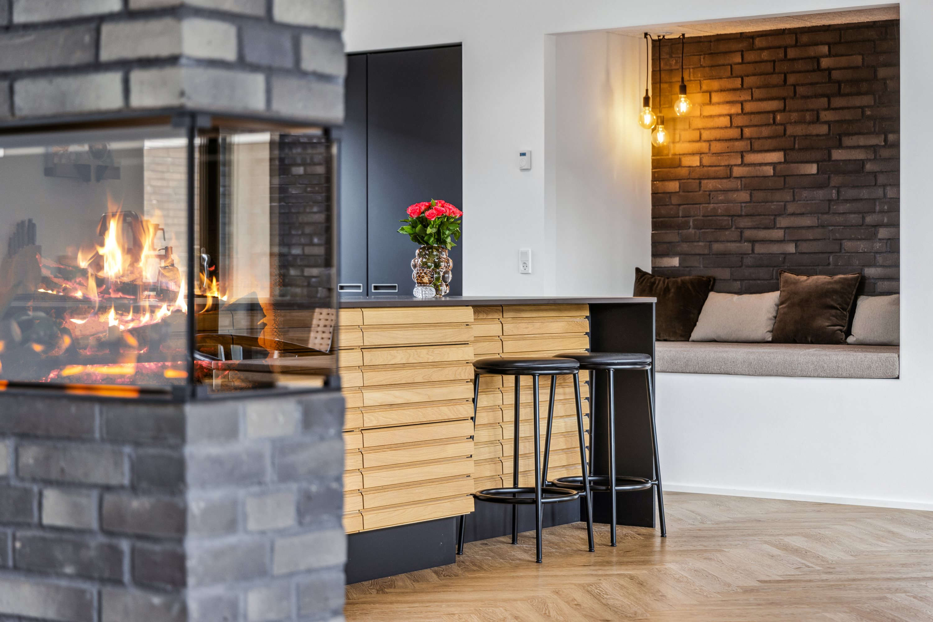 Fremhævet køkken billede i fuldskærmstilstand. Billede af Solhvervs Alle 5, 9440 Aabybro