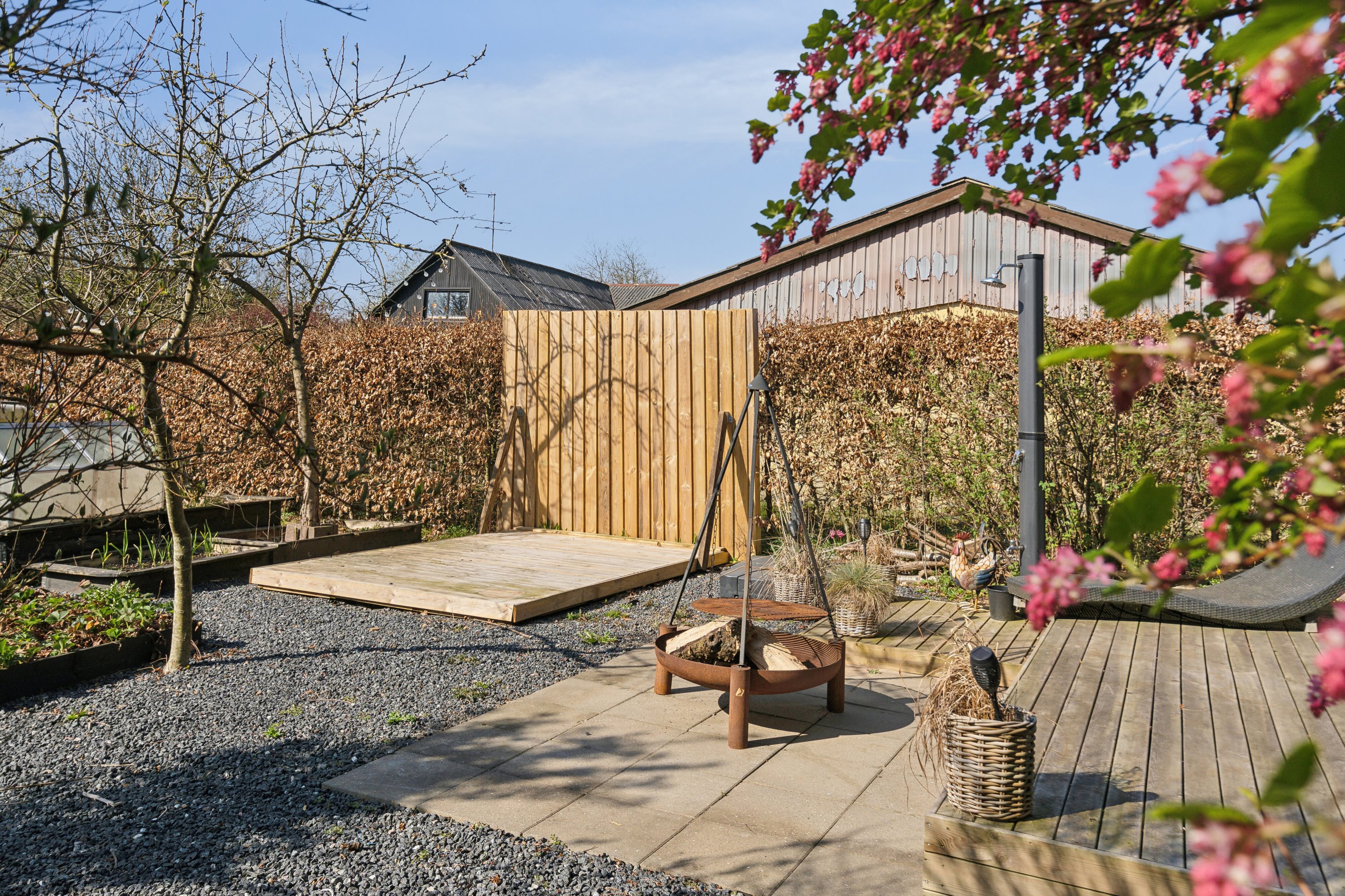 Fremhævet terrasse billede i fuldskærmstilstand. Billede af Ulvebakken 2, Brændstrup, 6630 Rødding