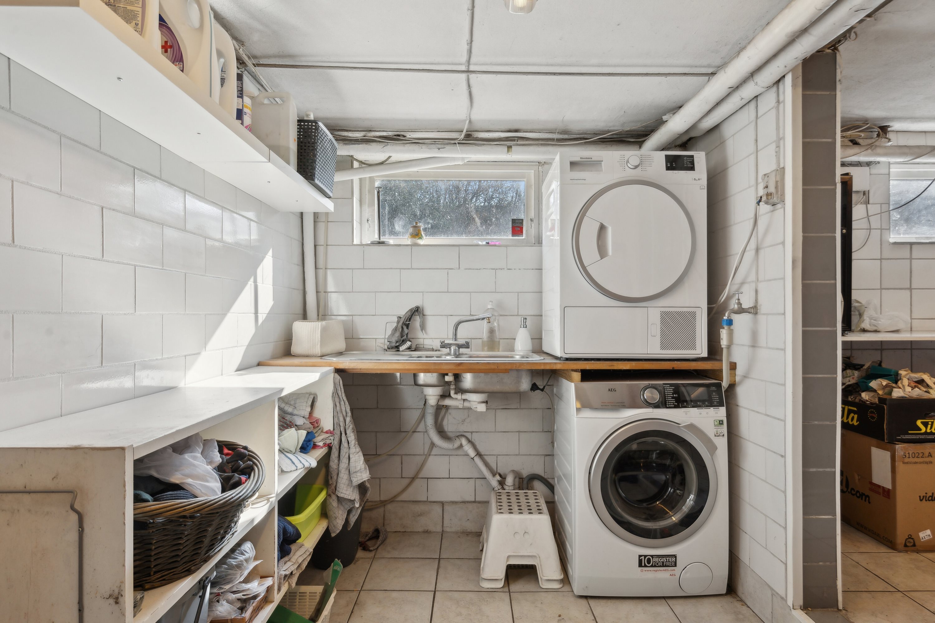 Fremhævet vaskerum billede i fuldskærmstilstand. Billede af Ulvebakken 2, Brændstrup, 6630 Rødding