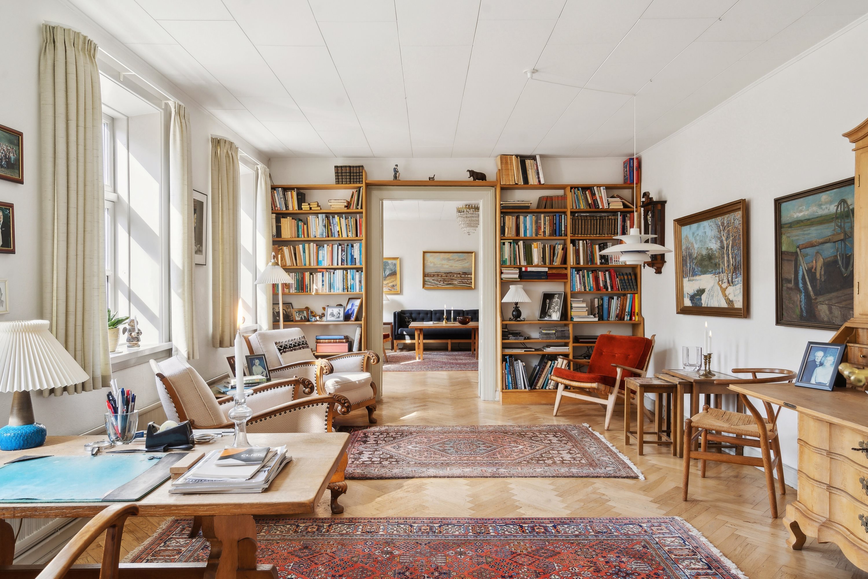 Fremhævet stue billede i fuldskærmstilstand. Billede af Udlodgyden 20, Davinde, 5220 Odense SØ