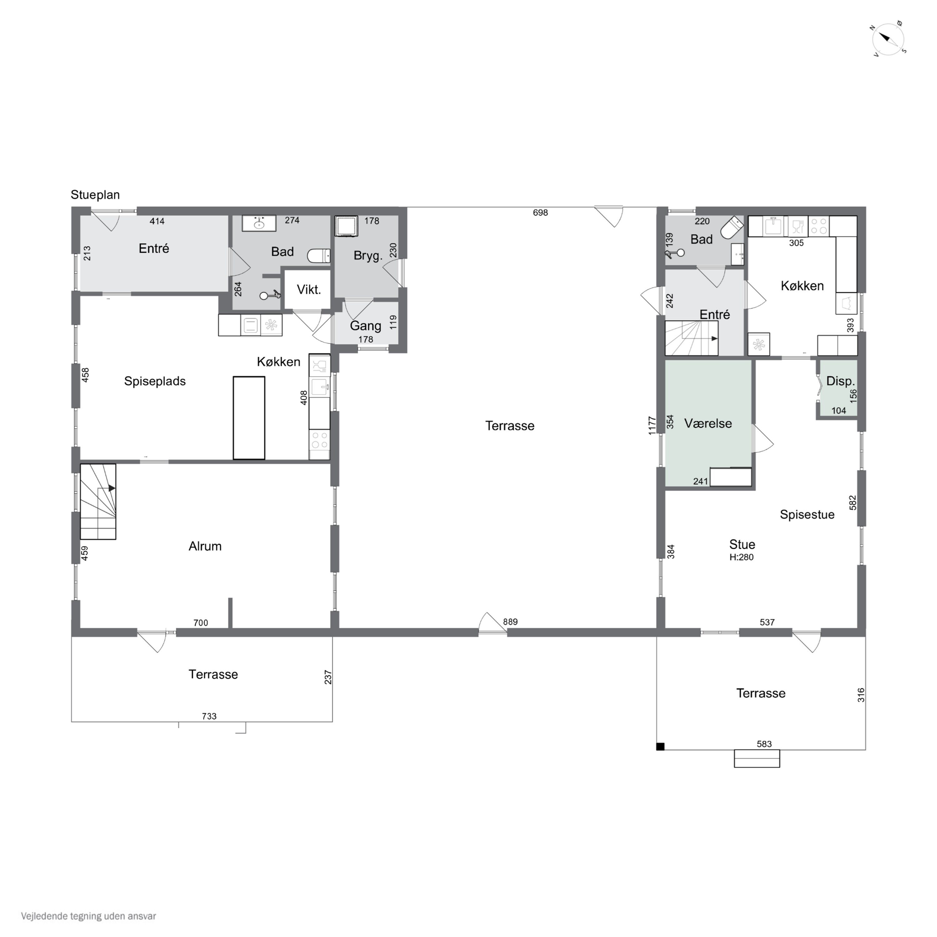 Plantegninger billede af Roskildevej 301, Kongstrup, 4390 Vipperød