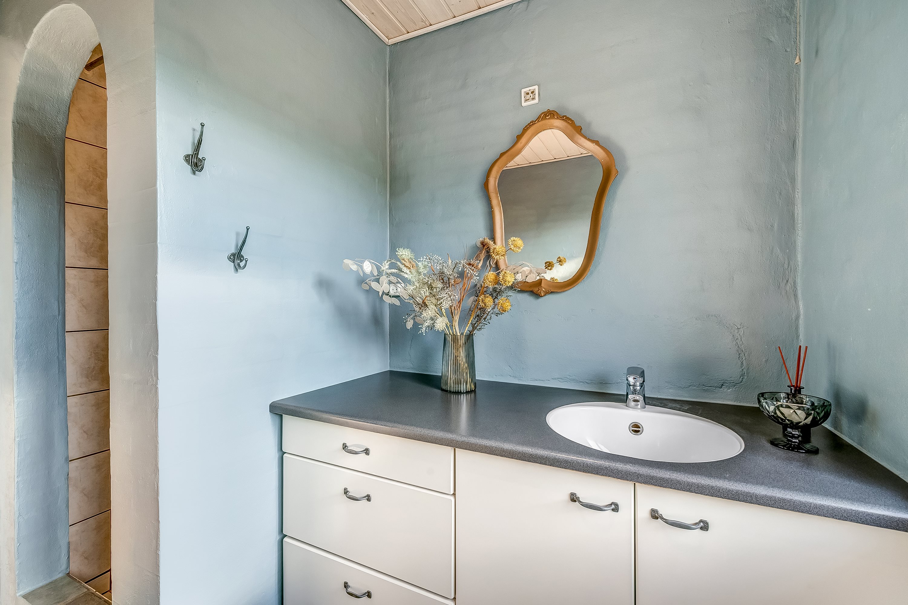 Fremhævet badeværelse billede i fuldskærmstilstand. Billede af Dyssevænget 32, Sædding, 6900 Skjern