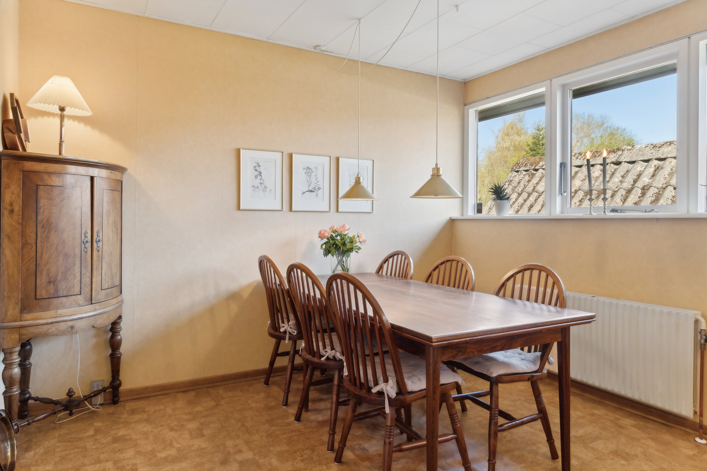 Fremhævet spisestue billede i fuldskærmstilstand. Billede af Gildringeparken 38, 4690 Haslev