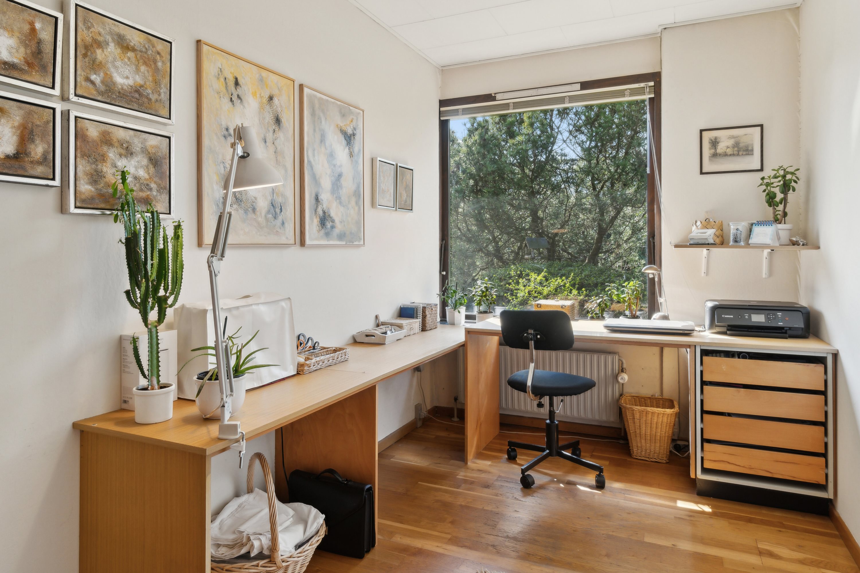 Fremhævet arbejdsværelse billede i fuldskærmstilstand. Billede af Gildringeparken 38, 4690 Haslev