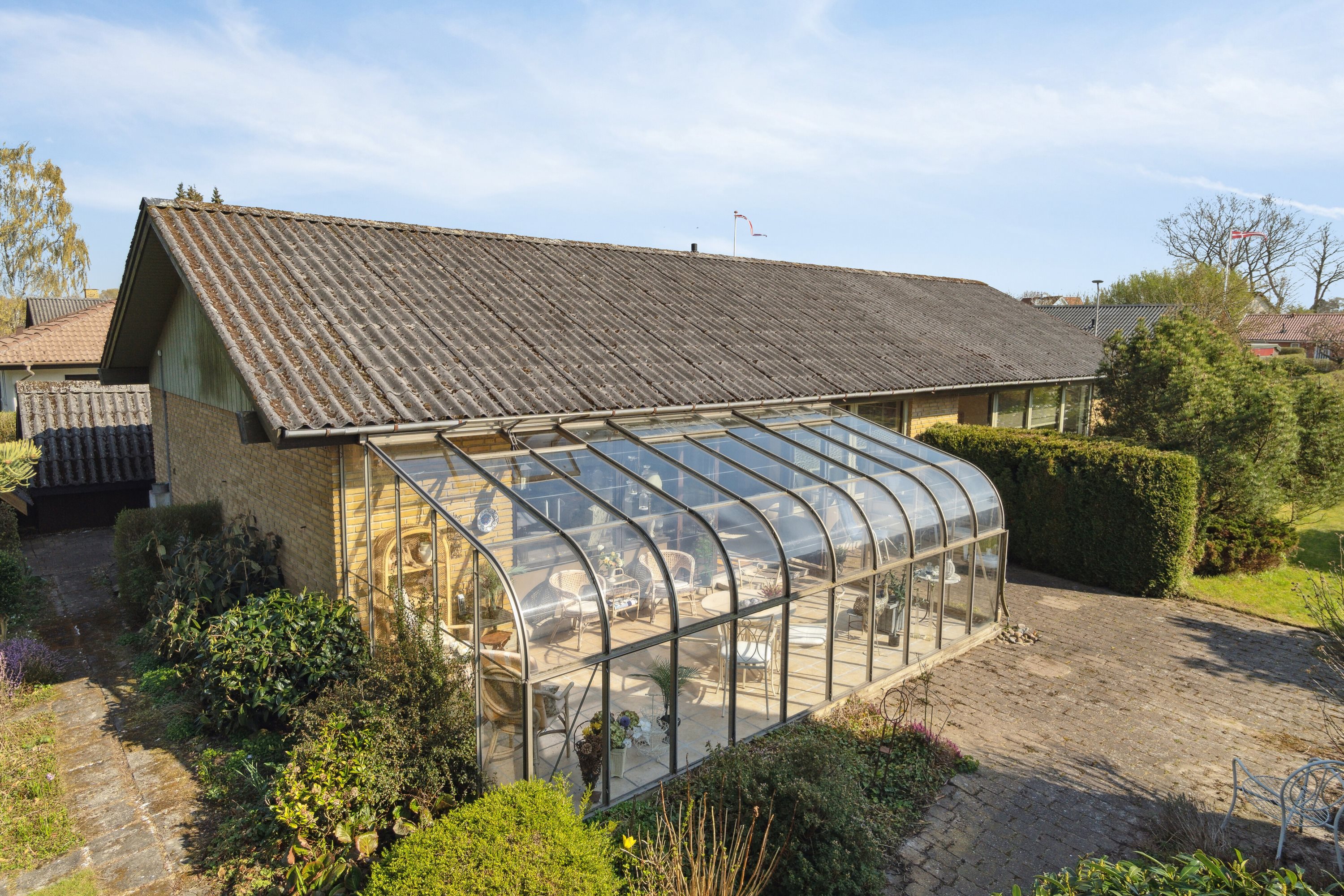 Fremhævet udendørs billede i fuldskærmstilstand. Billede af Gildringeparken 38, 4690 Haslev