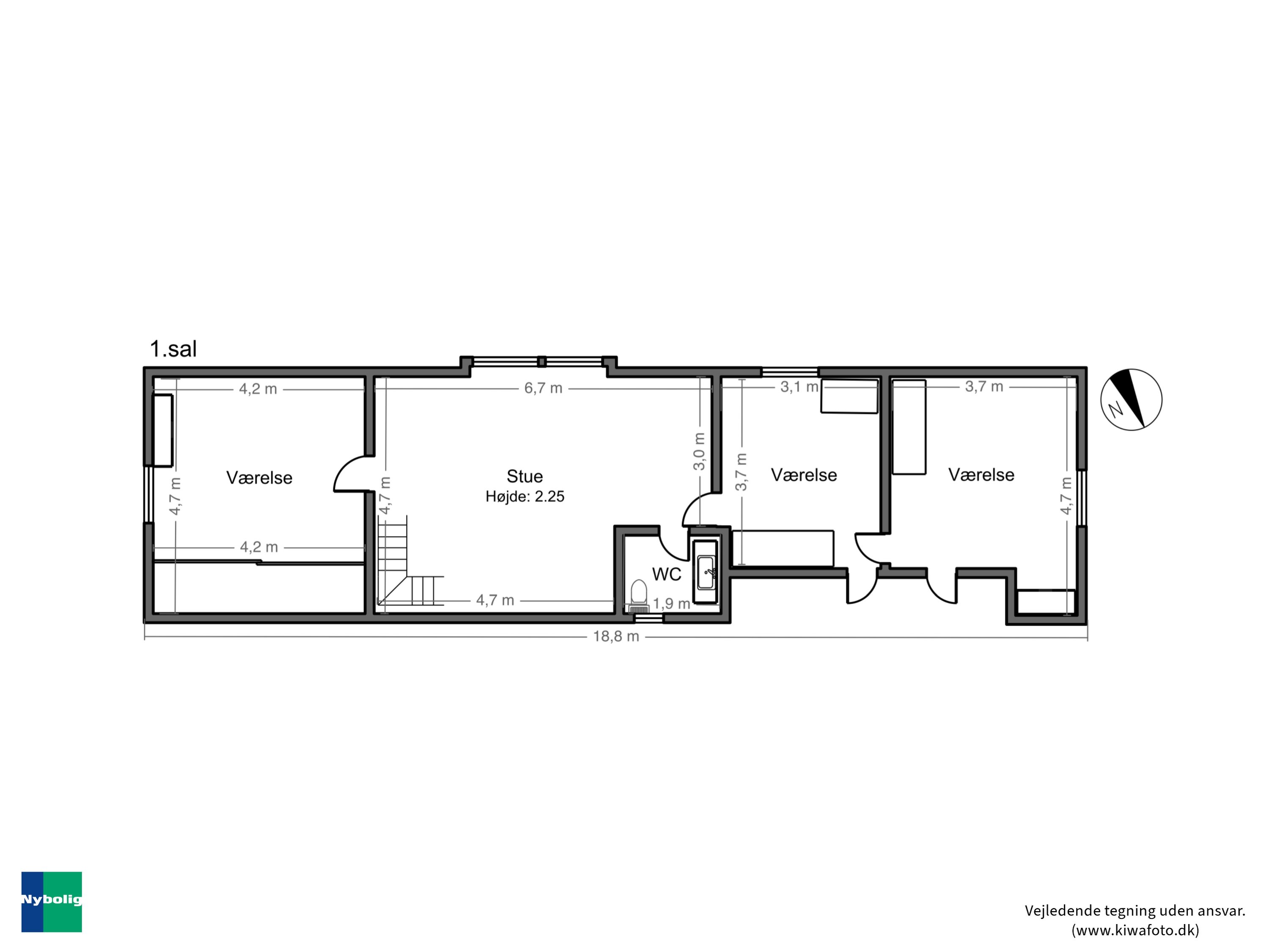 Plantegninger billede af Blansmosevej 9, 4952 Stokkemarke
