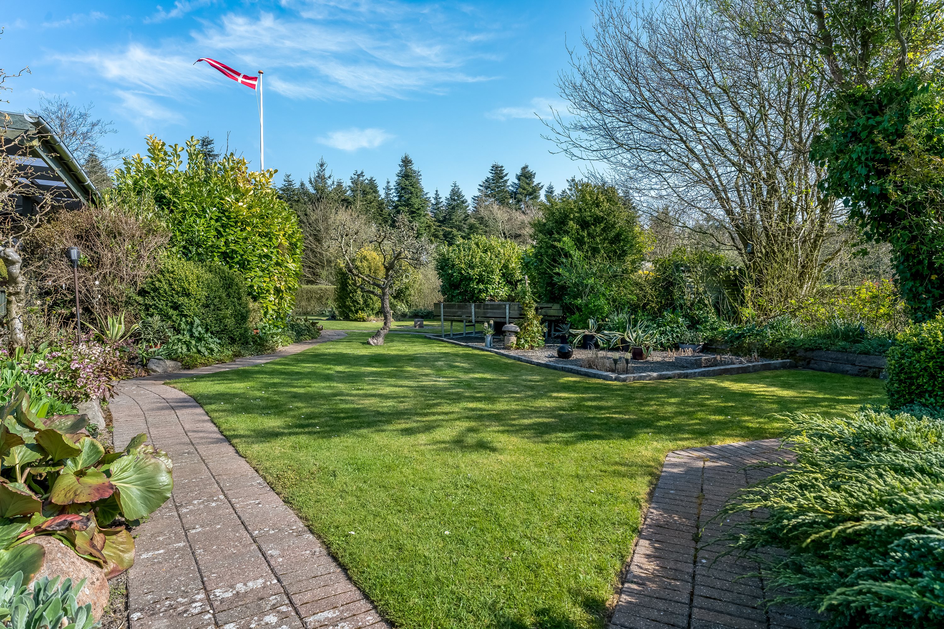 Fremhævet have billede i fuldskærmstilstand. Billede af Blansmosevej 9, 4952 Stokkemarke