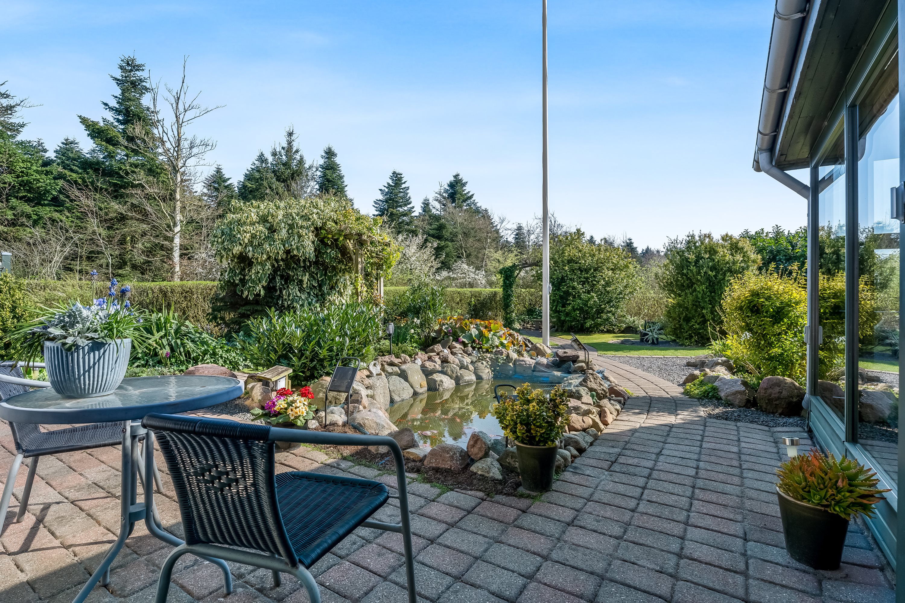 Fremhævet altan billede i fuldskærmstilstand. Billede af Blansmosevej 9, 4952 Stokkemarke