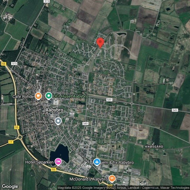 Fremhævet kort billede i fuldskærmstilstand. Billede af Gammel Hovensvej 16, 9440 Aabybro