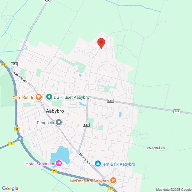 Fremhævet kort billede i fuldskærmstilstand. Billede af Gammel Hovensvej 10, 9440 Aabybro