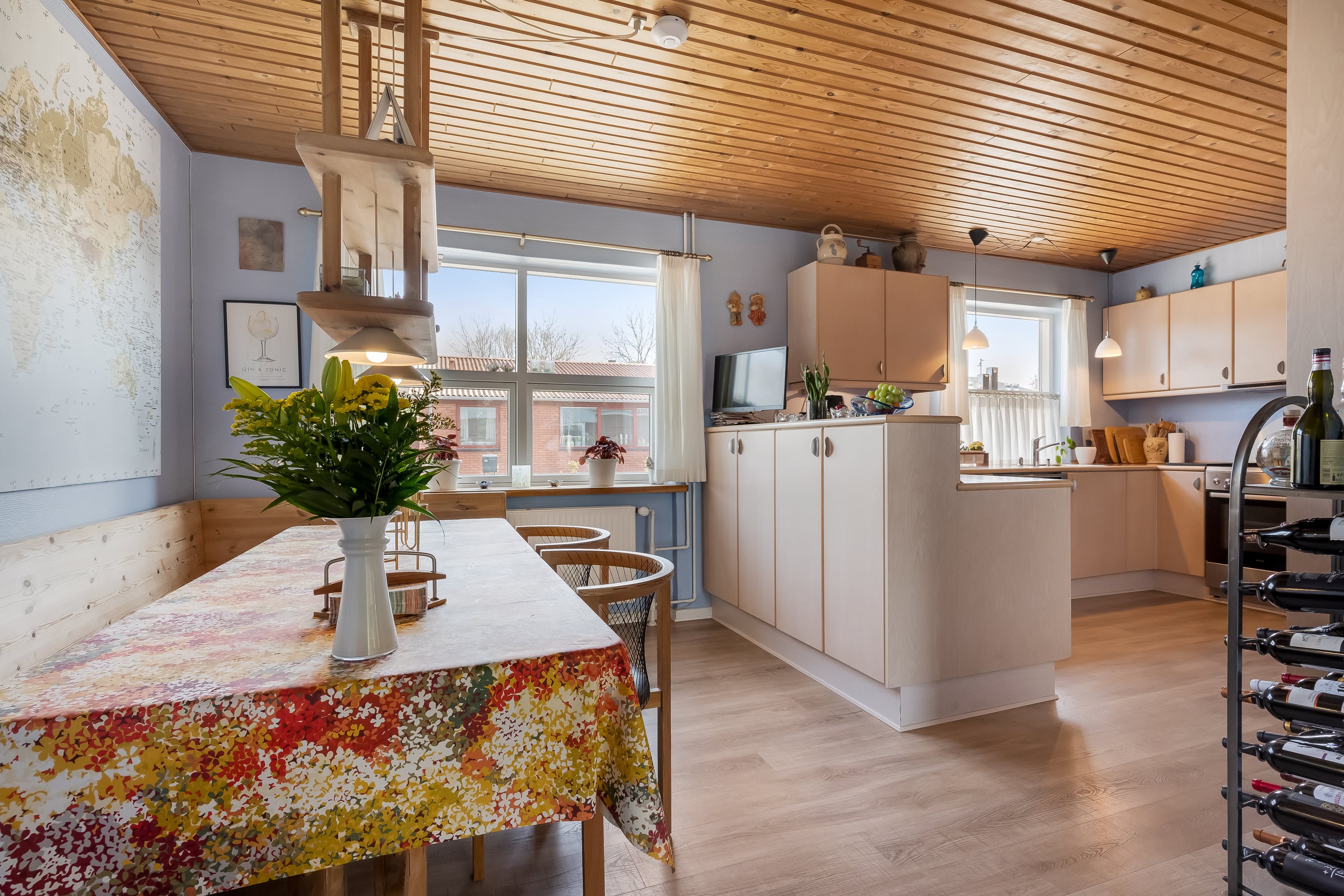 Fremhævet køkken billede i fuldskærmstilstand. Billede af Rolighedsvej 8, 7620 Lemvig