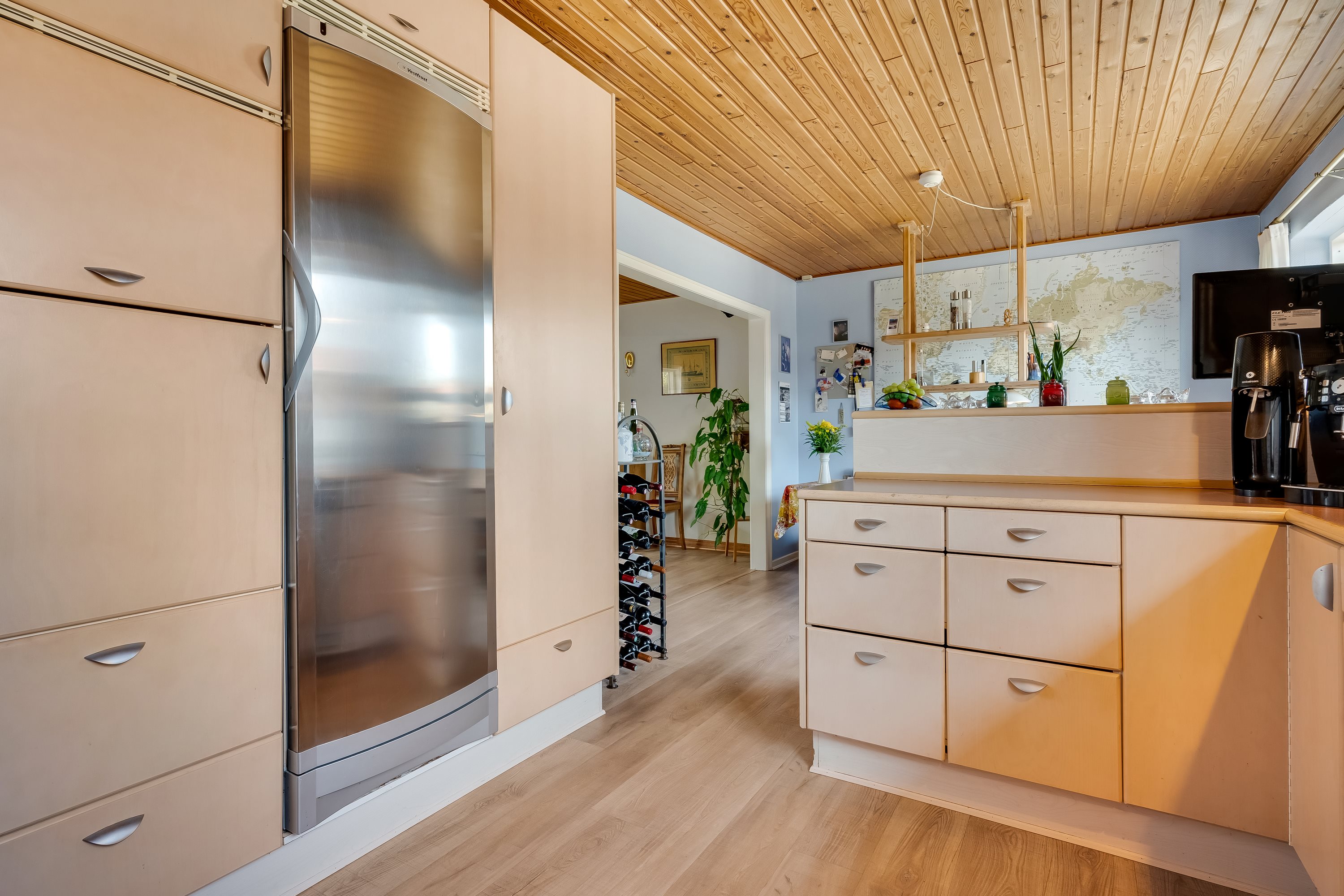 Fremhævet køkken billede i fuldskærmstilstand. Billede af Rolighedsvej 8, 7620 Lemvig